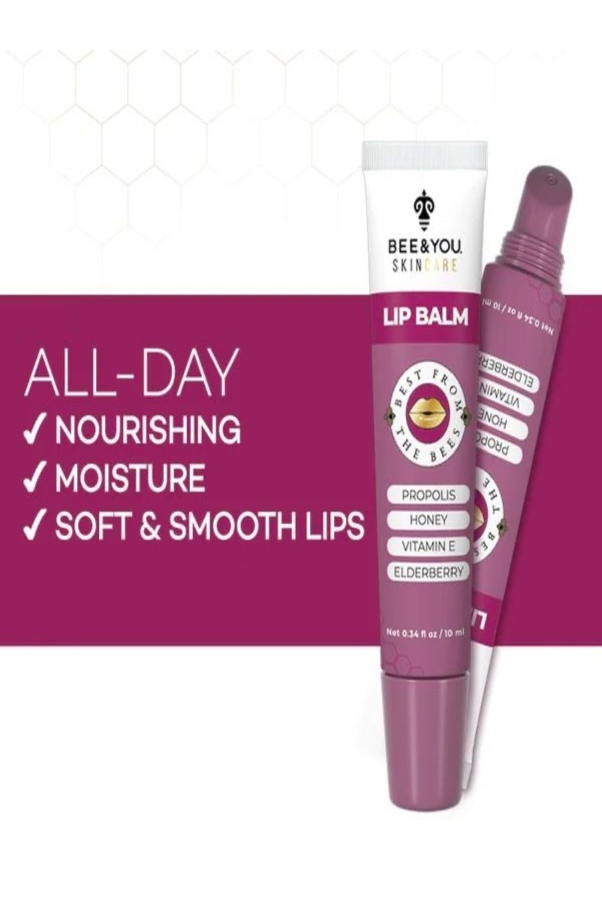 Bee you Balsam De Buze Cu Propolis Și Soc - One Size