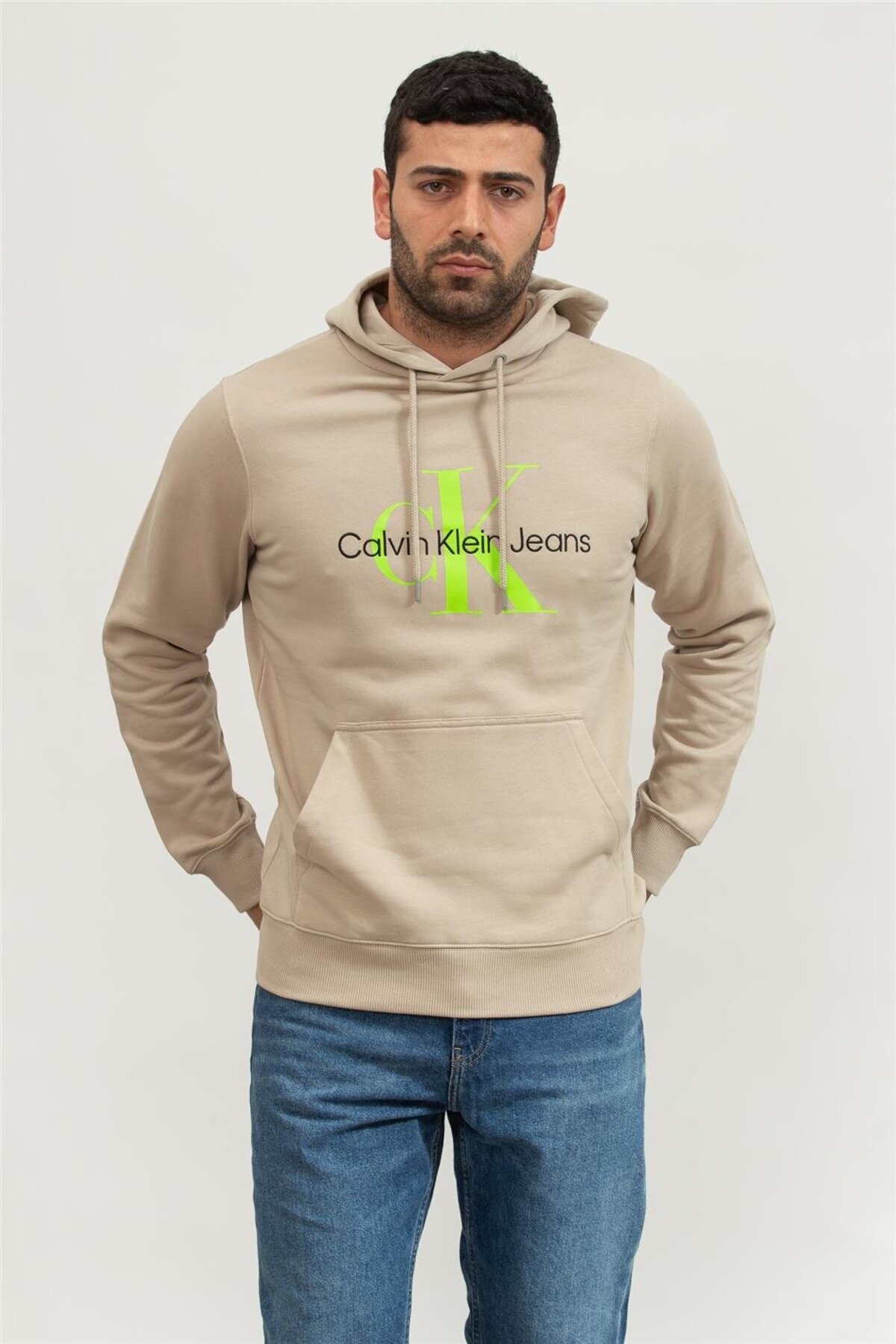 کلوین کلاین سویشرت کلاه‌دار مردانه مونولوگو، هودی معمولی فصلی