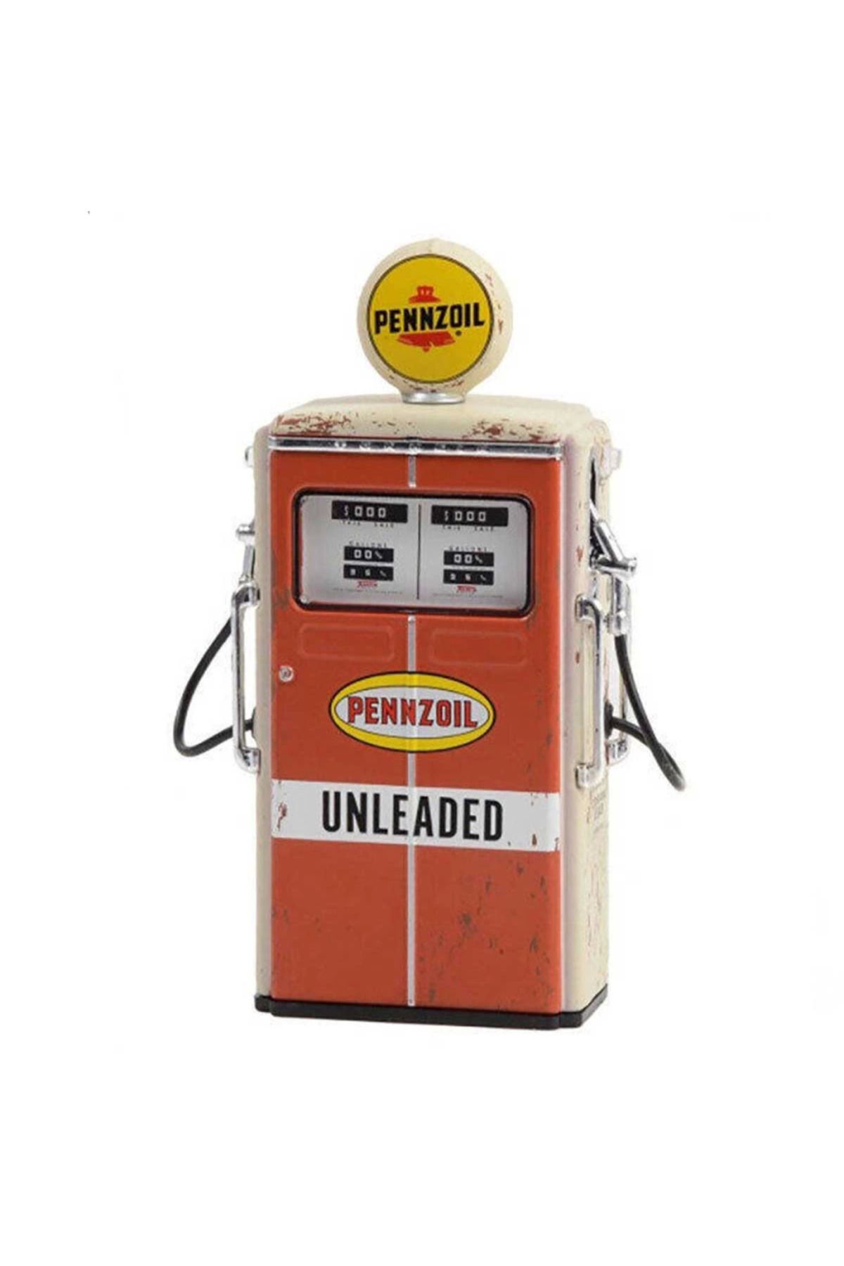 Skygo Greenlight 1/18 Vintage Gas Pumps Pennzoil Series 14