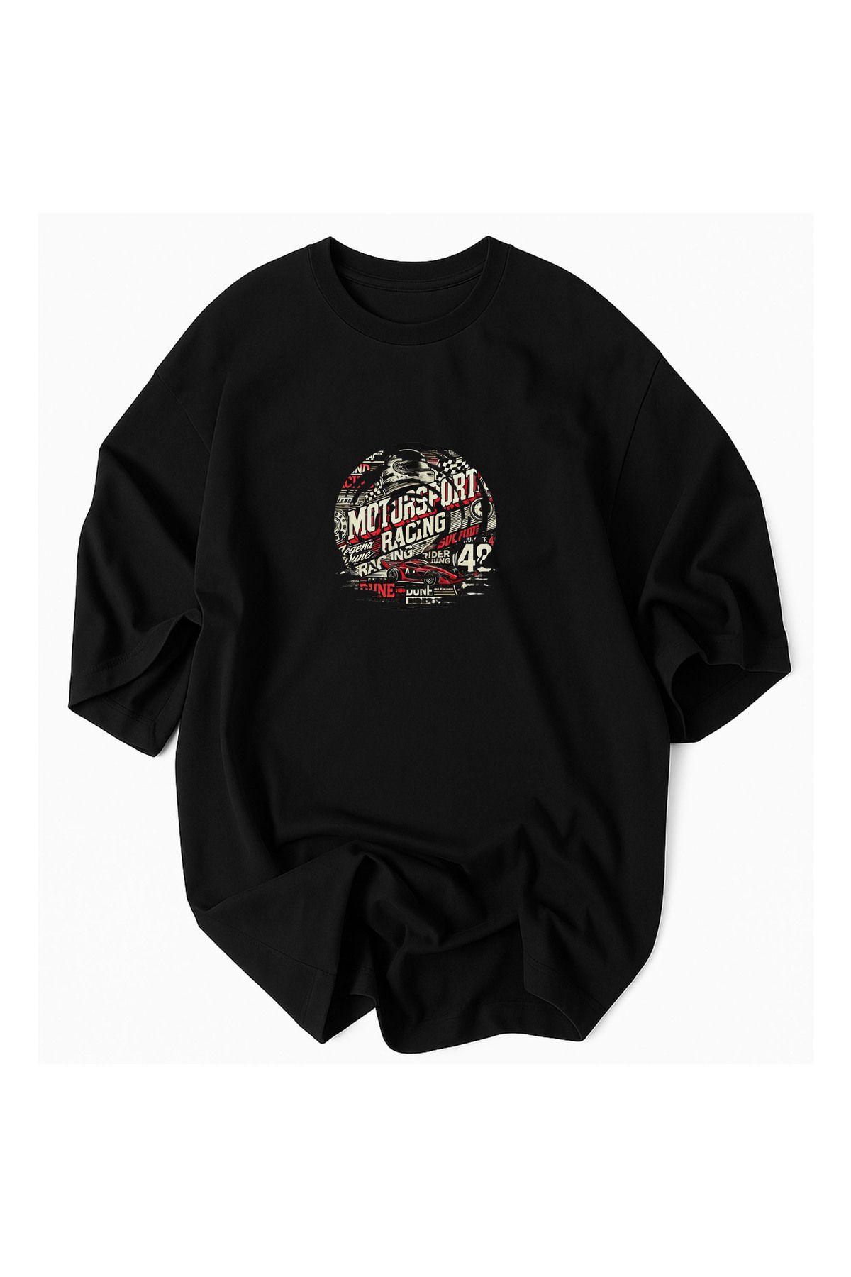 JDM MOTORSPORT Racıng Yeni Trend Motorsiklet Tema Baskılı %100 PREMİUM Pamuklu Oversize Tshirt tişört