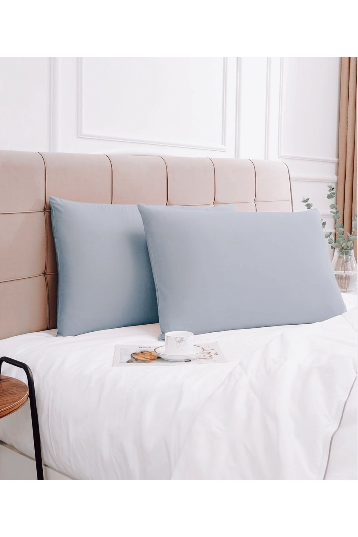 Belomia Home Collection 4 Adet Pamuklu Yastık Kılıfı | Dörtlü Pamuk Ranforce 50x70 cm Yastık Kılıfı