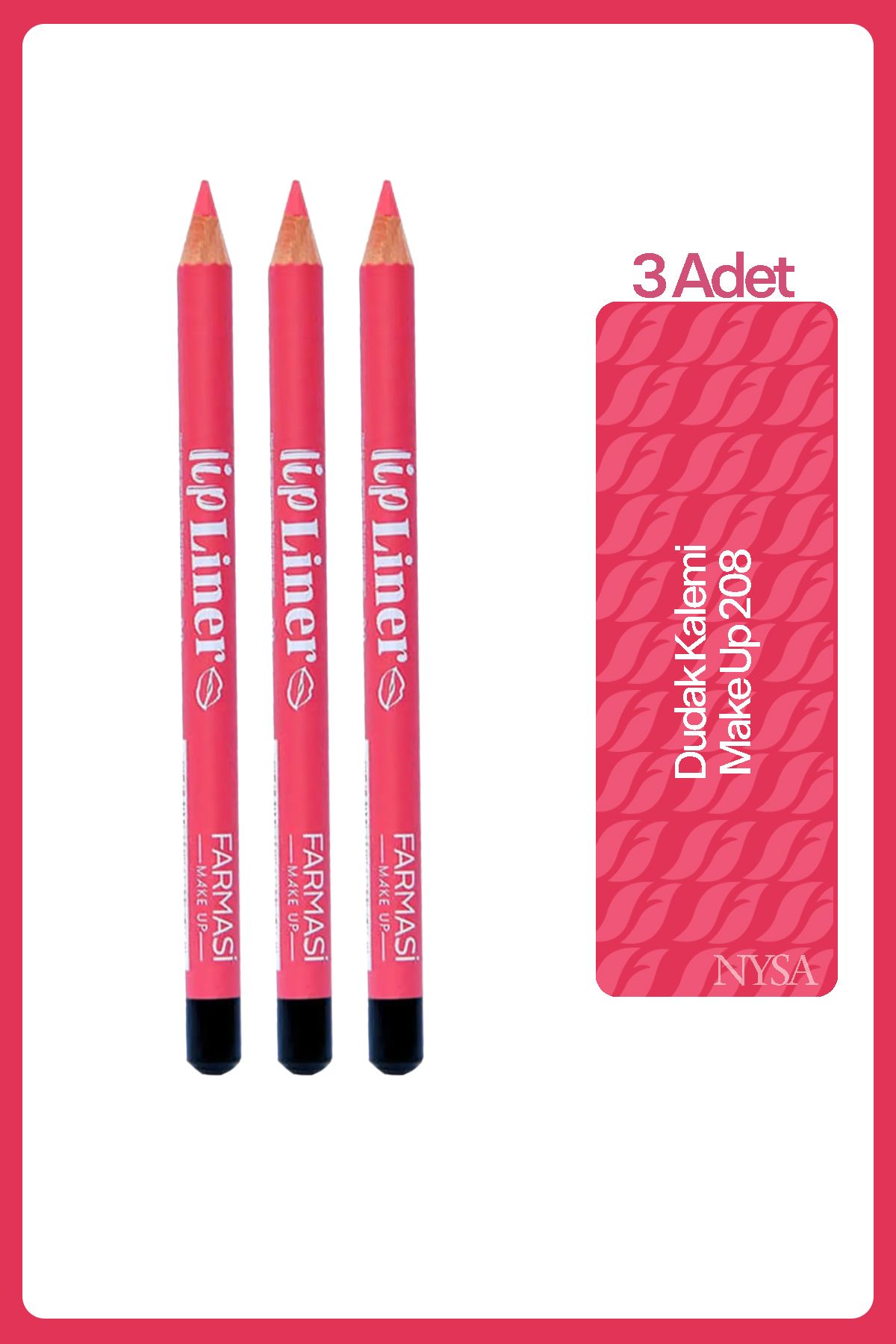 Farmasi Make Up Dudak Kalemi 208 - 4 Adet