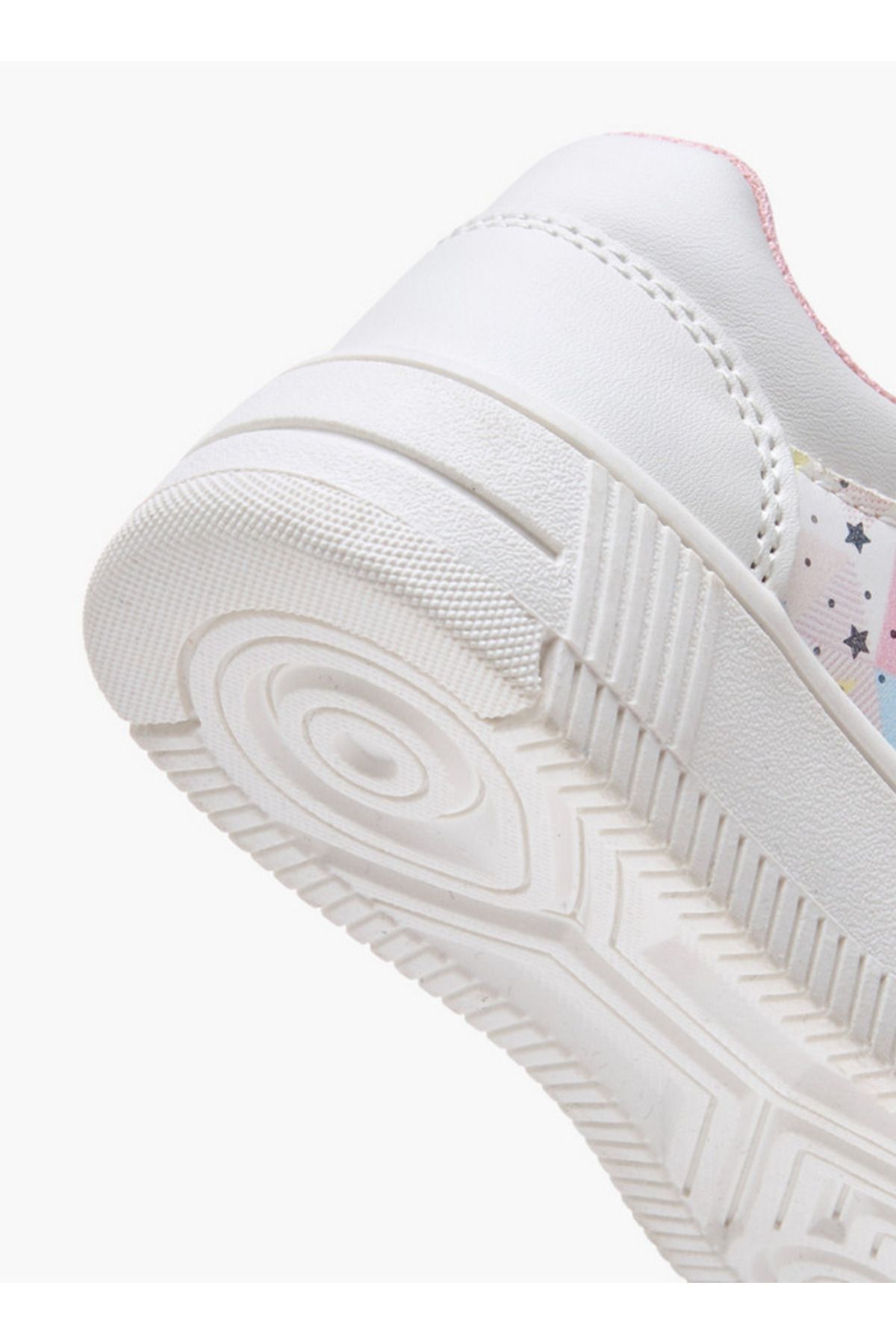 Flora Bella by Shoexpress-Star Print Sneakers with Hook and Loop Closure 5