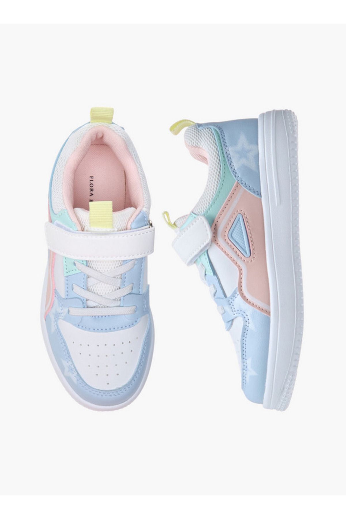 Flora Bella by Shoexpress-حذاء رياضي بألوان متباينة مزود بخطاف وحلقة للإغلاق 1