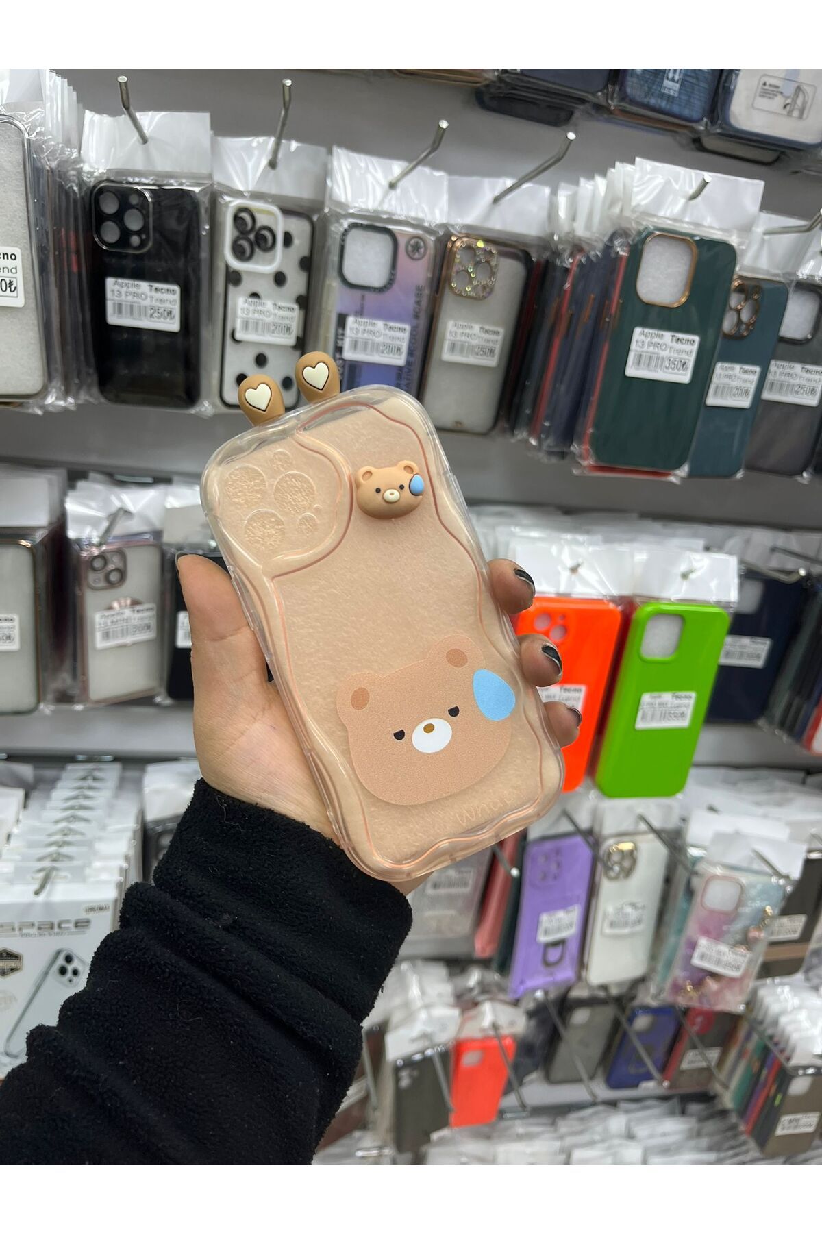TECNOTREND Apple İphone 12 Pro 3D Desenli Kromi Silikon Kılıf