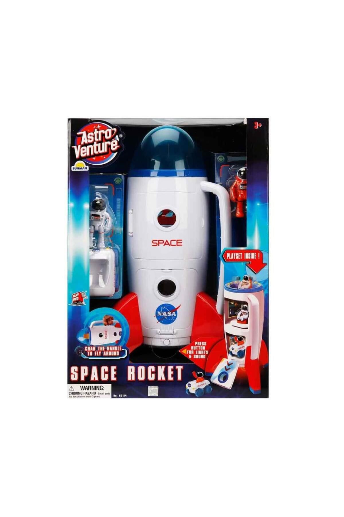 Skygo 106114 Astro Venture Sesli Ve Işıklı Uzay Roketi -Sunman