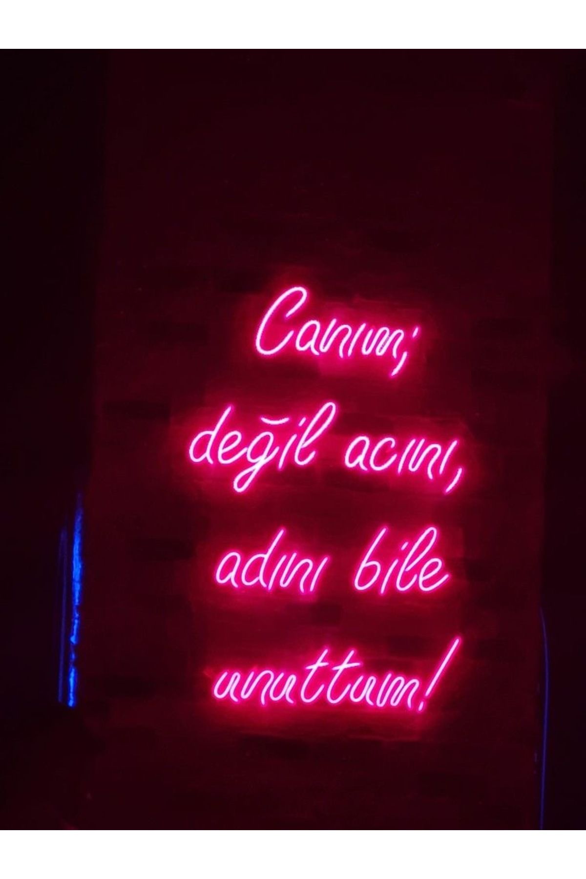 LUCENTRA NEON Canım değil acını adını bile unuttum Neon Led