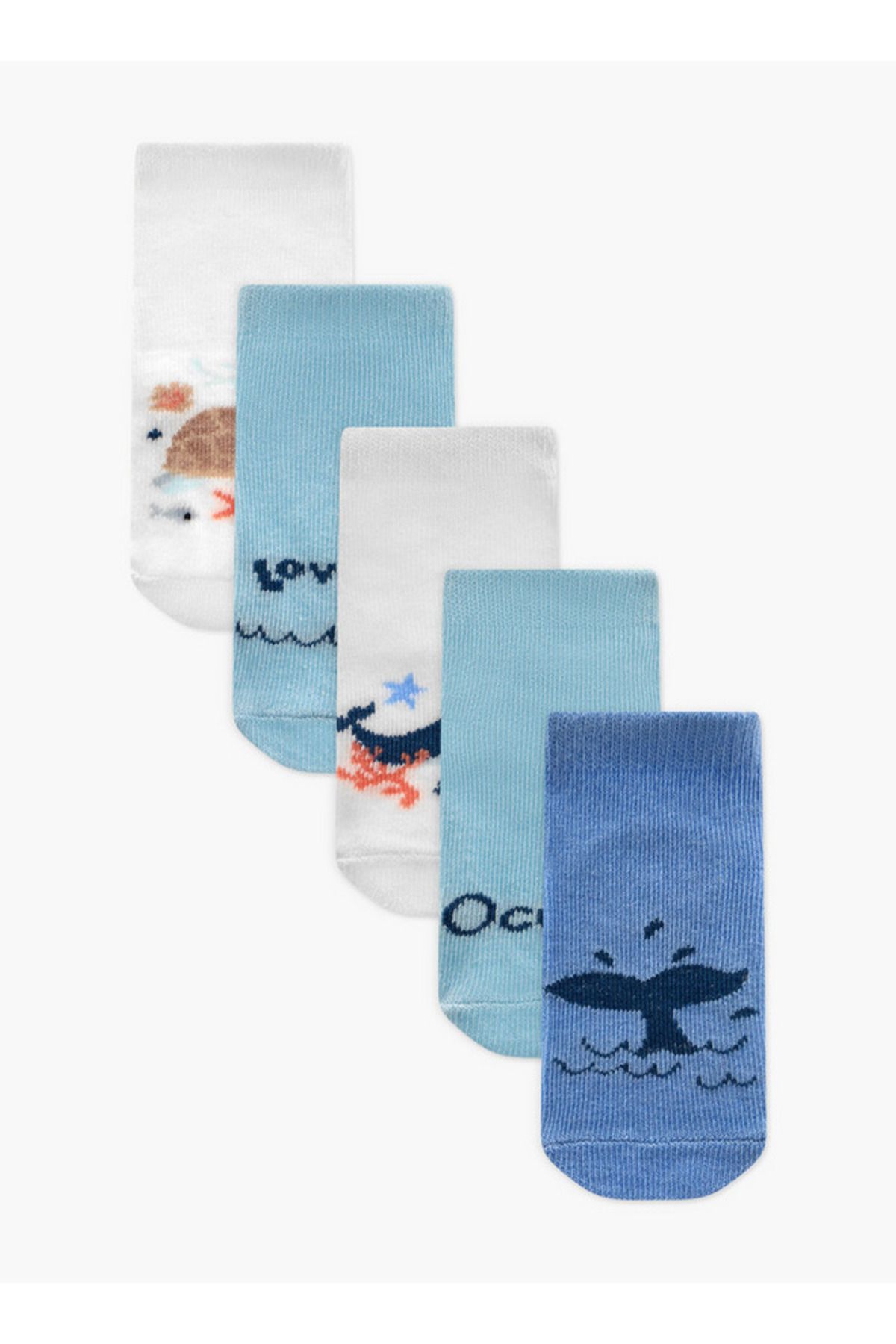 Barefeet-Assorted Ankle Length Socks - Set of 5 1