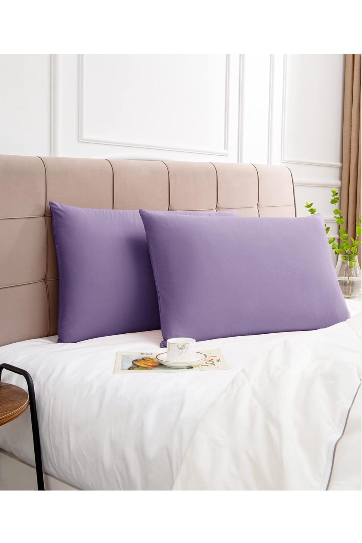 Belomia Home Collection 4 Adet Pamuklu Yastık Kılıfı | Dörtlü Pamuk Ranforce 50x70 cm Yastık Kılıfı