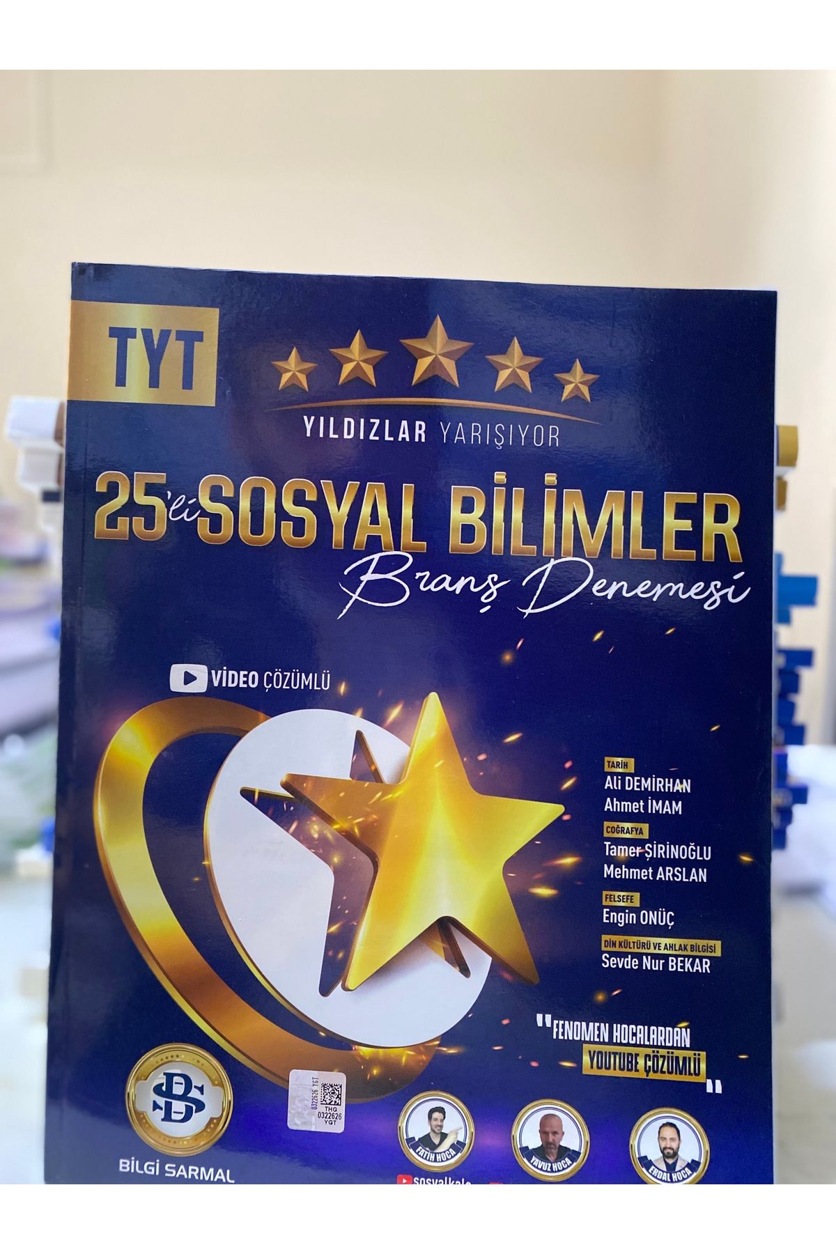 Yanıt Yayınları BİLGİ SARMALI TYT 25-SOSYAL YILDIZLAR YARIŞIYOR DENEMESİ