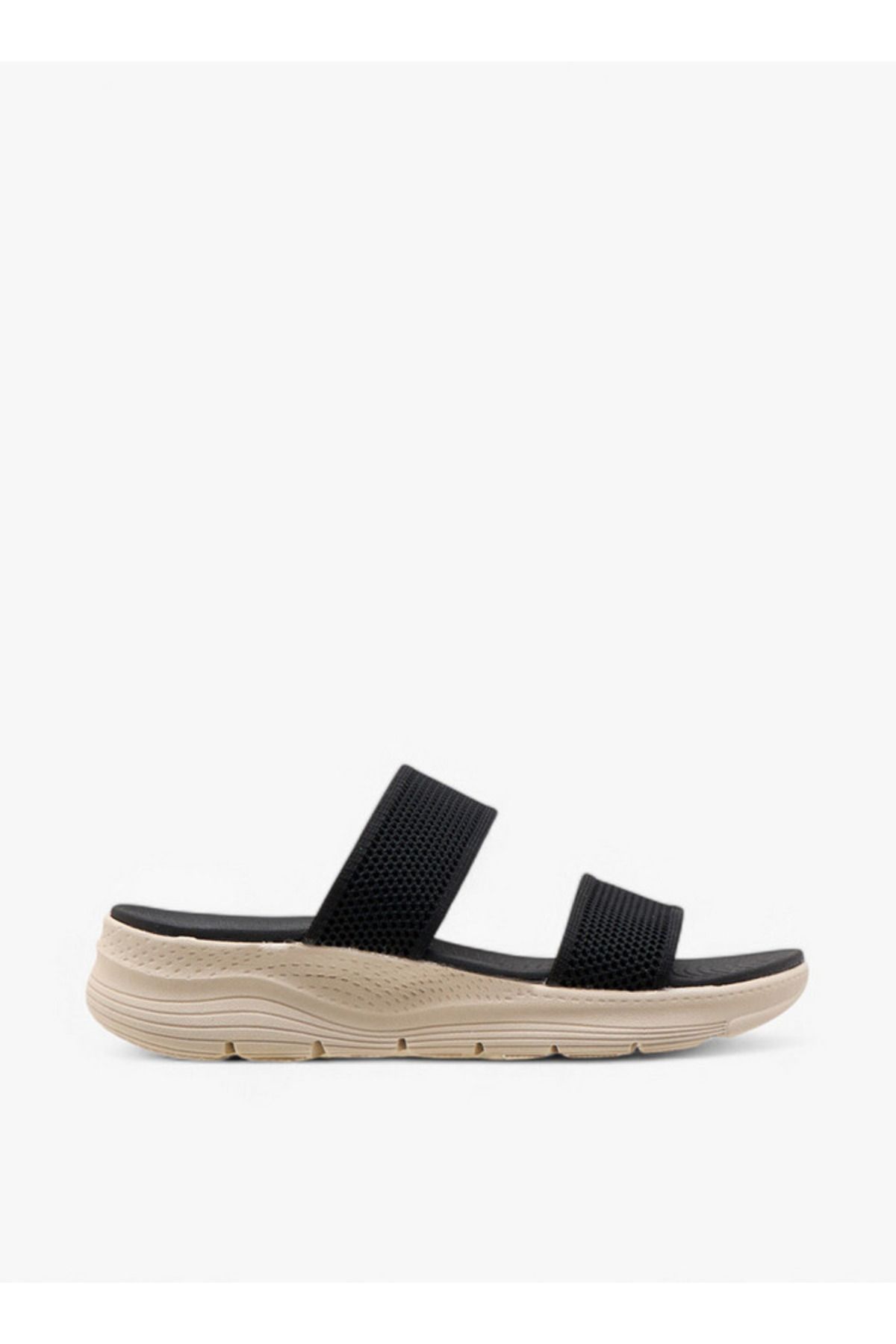 Le Confort-Textured Slip-On Strap Sandals with Platform Heels 3