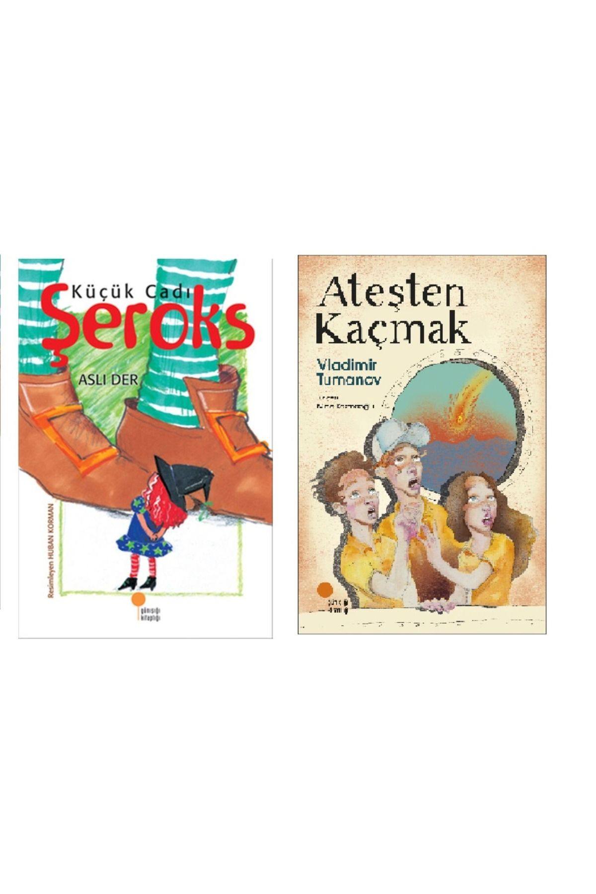 Günışığı Kitaplığı Küçük Cadı Şeroks & Ateşten Kaçmak ( 2 Li Set ) Günışığı Kitaplığı