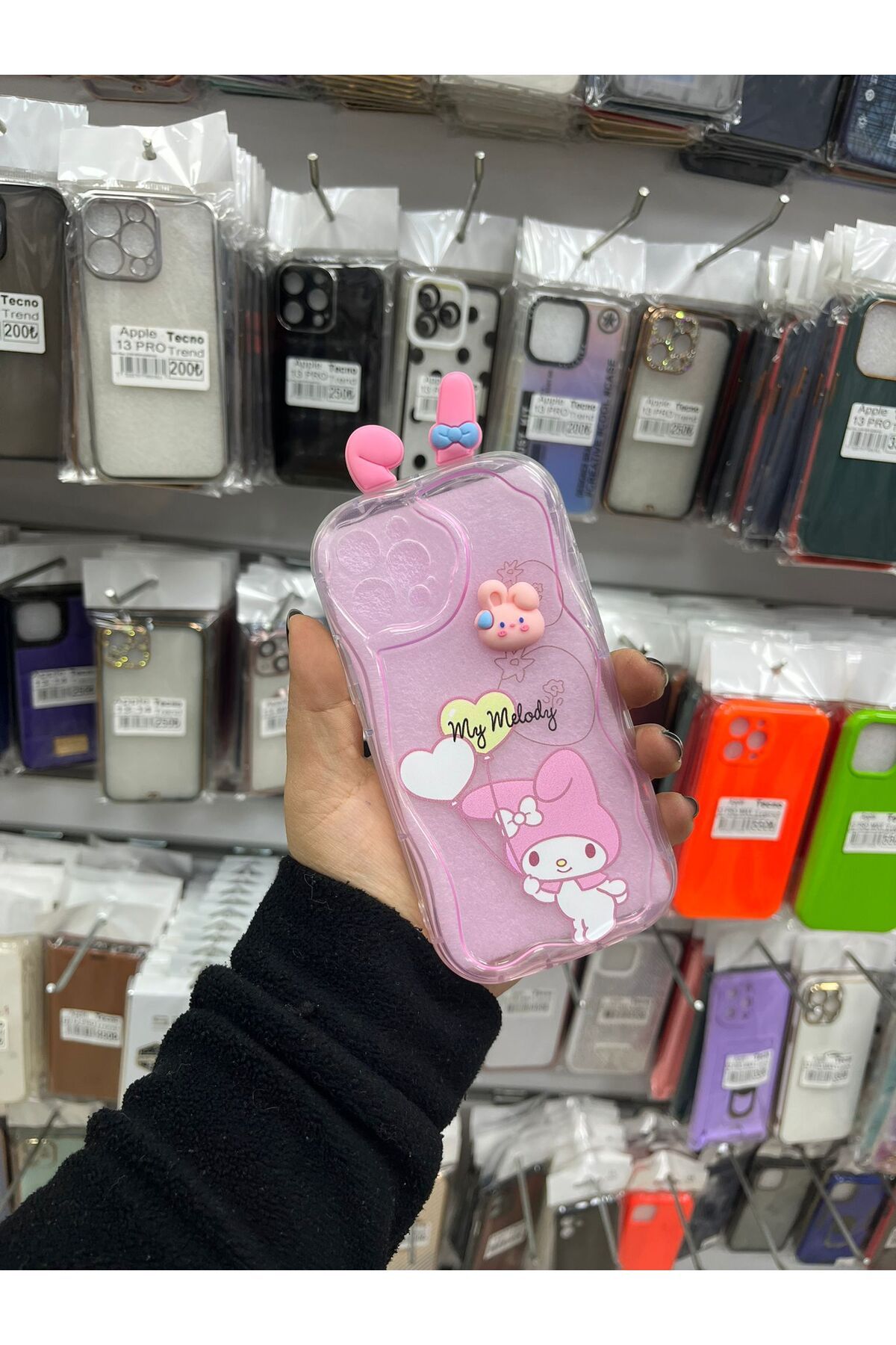 TECNOTREND Apple İphone 12 Pro 3D Desenli Kromi Silikon Kılıf
