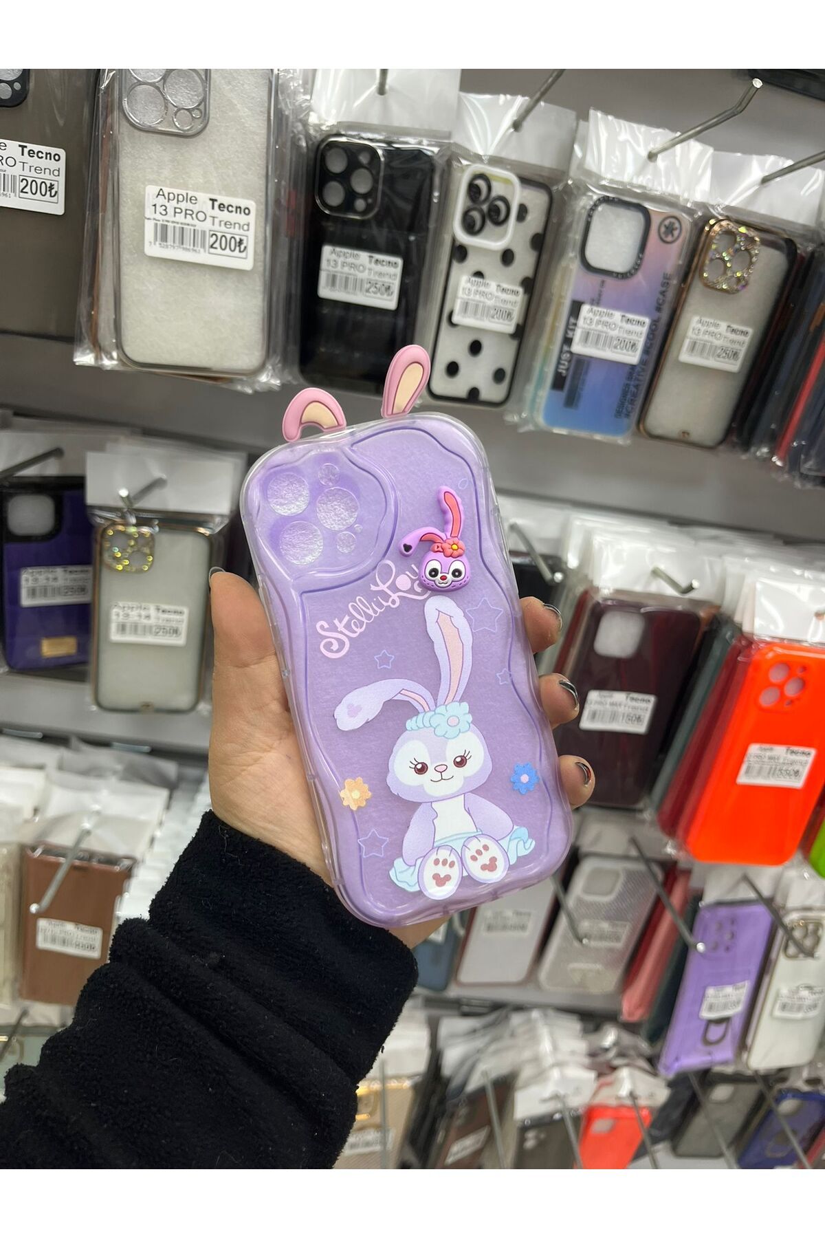 TECNOTREND Apple İphone 12 Pro 3D Desenli Kromi Silikon Kılıf