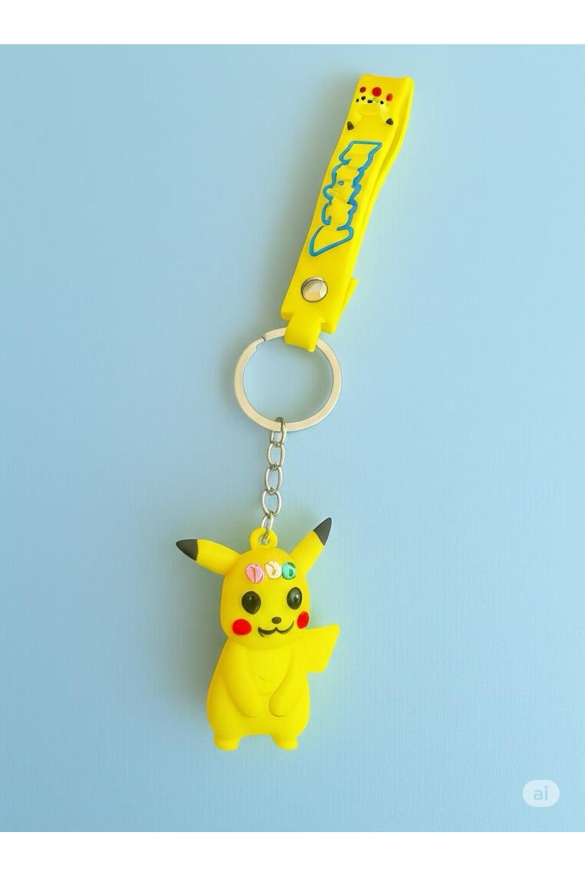 magische Pokemon Pikachu Yıldırım Şoku Pika Pika Anahtarlık