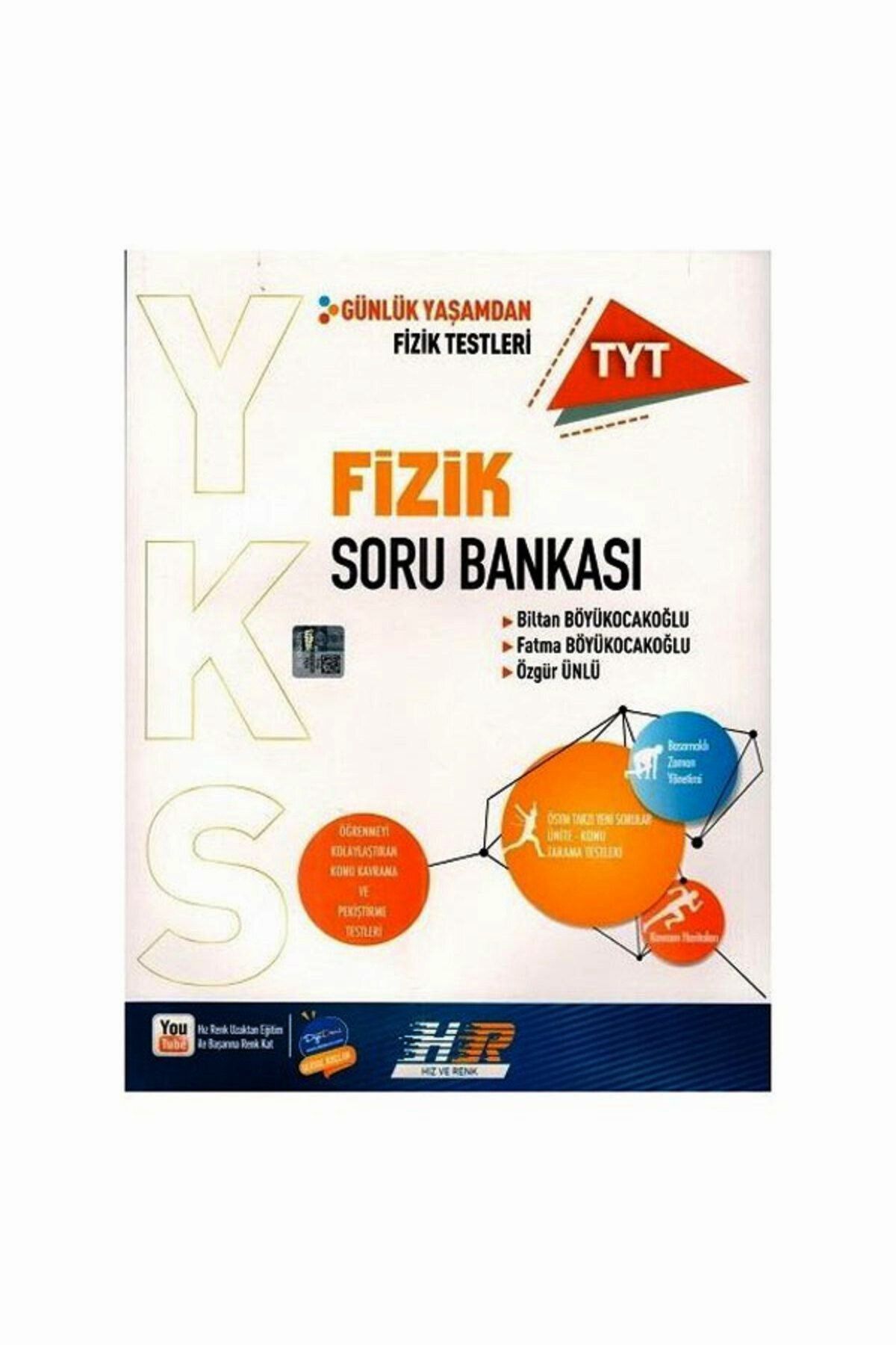 Ankara Kitap Merkezi Hız ve Renk Yayınları Tyt Fizik Soru Bankası