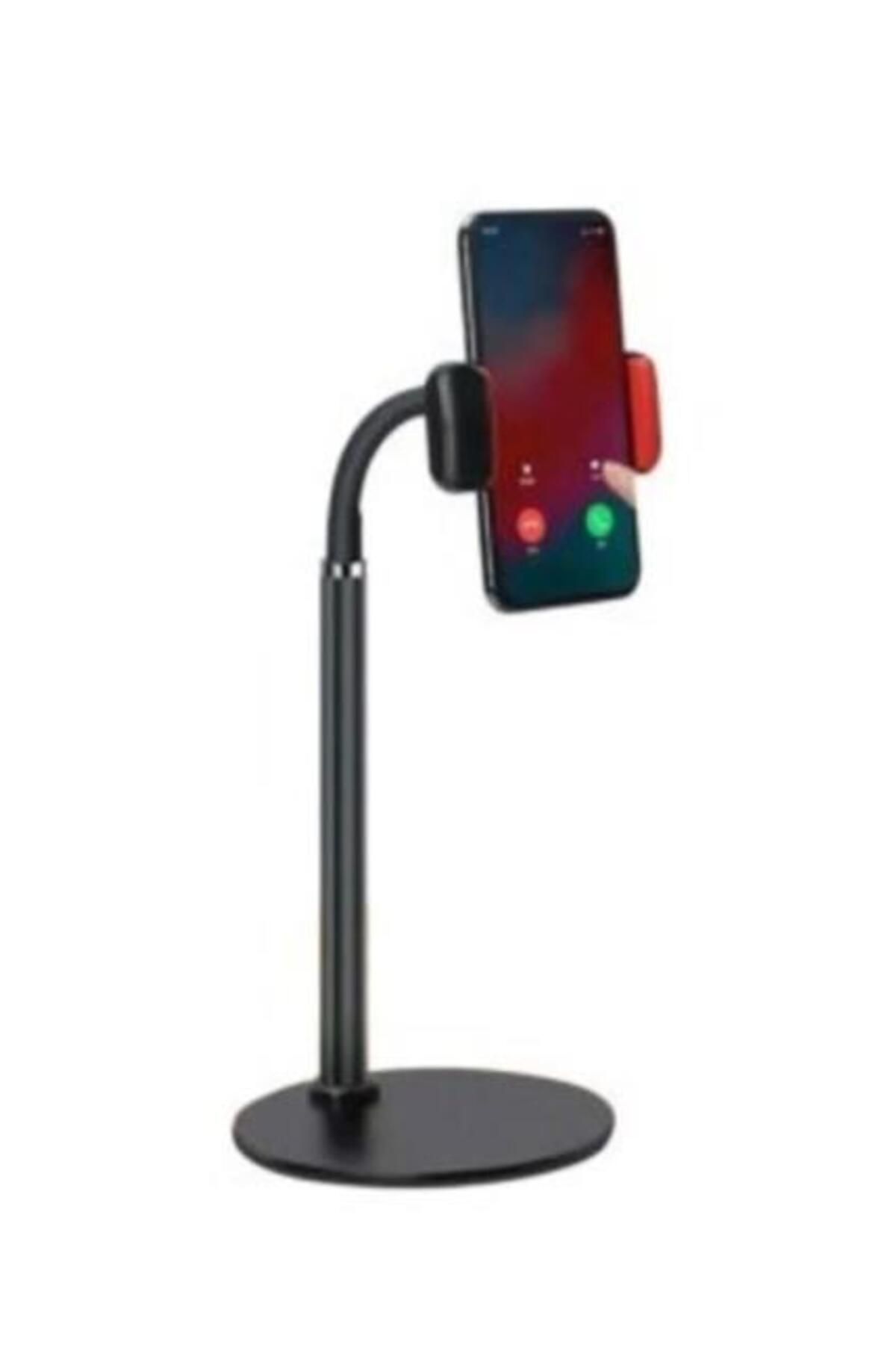 Mi7a Masaüstü Metal Tabanlı Telefon Tutucu Stand