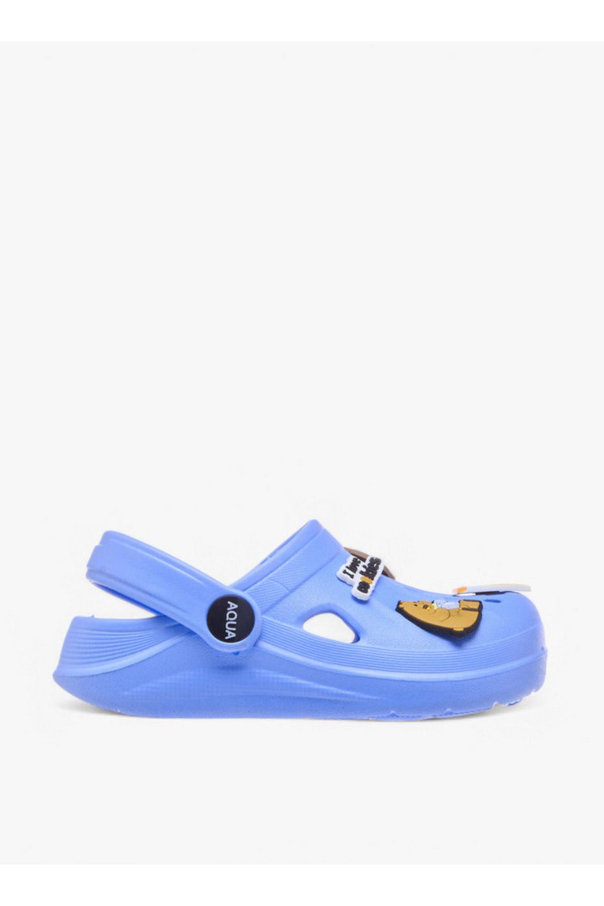 Aqua-Accent Detail Clogs with Backstrap 3