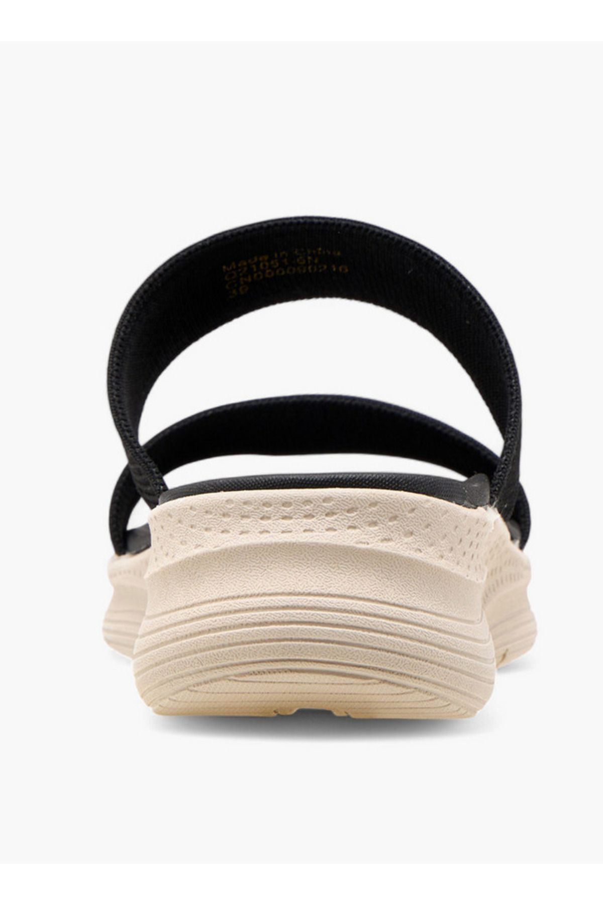 Le Confort-Textured Slip-On Strap Sandals with Platform Heels 4