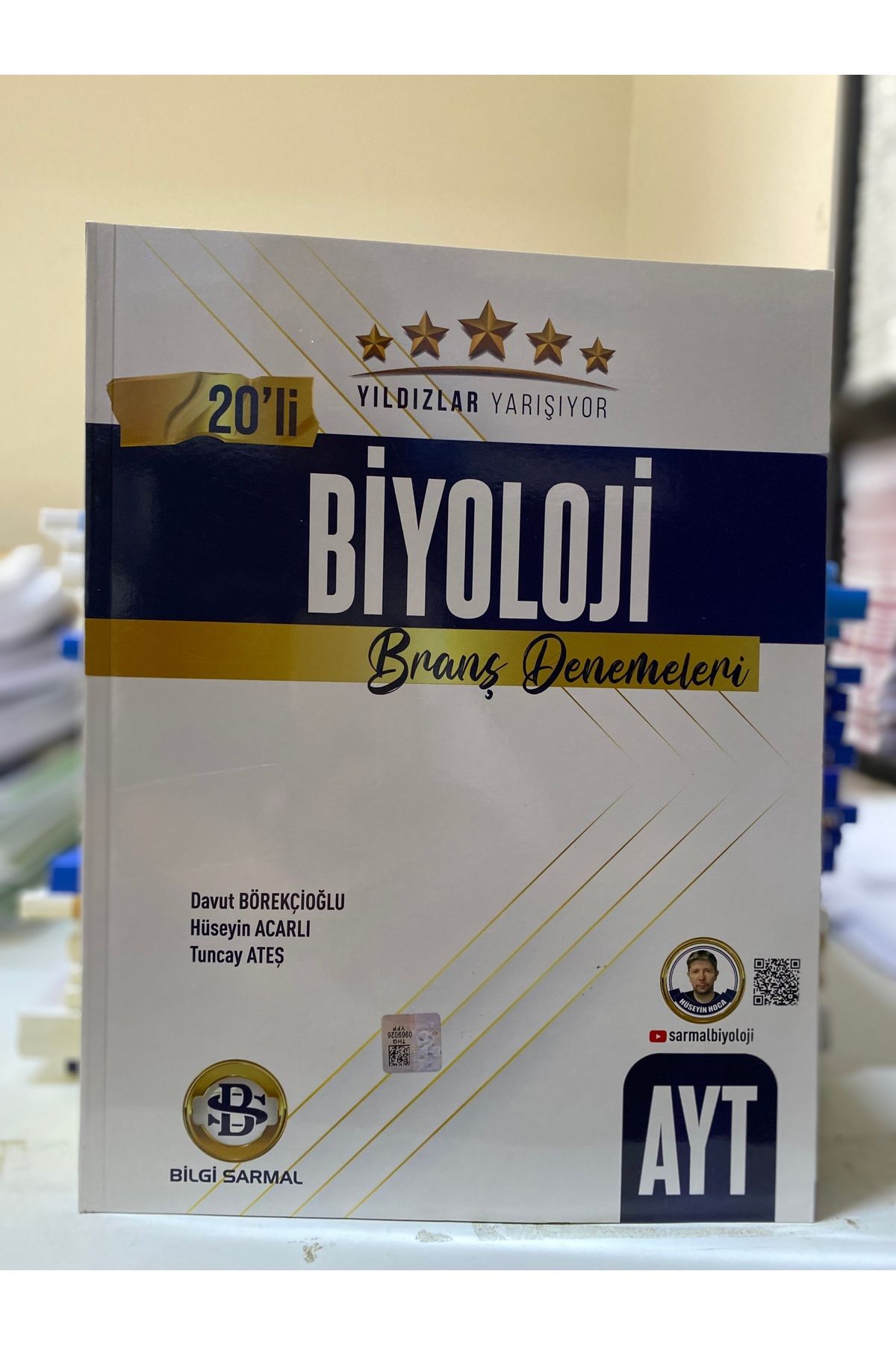Yanıt Yayınları BİLGİ SARMAL AYT BİYOLOJİ YILDIZLAR YARIŞIYOR 20 Lİ DENEME