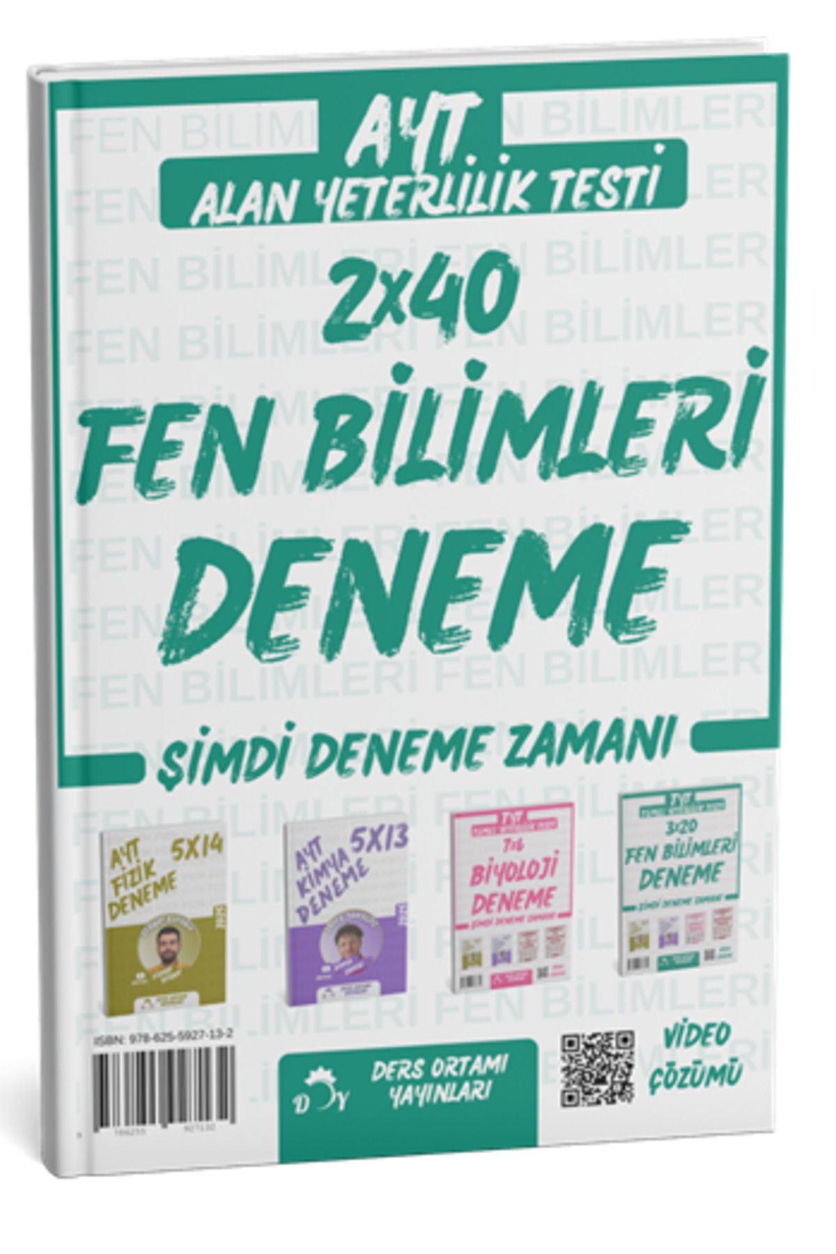 Ders Ortamı Yayınları Ders Ortamı YKS AYT Fen Bilimleri 2x40 Deneme Çözümlü Ders Ortamı Yayınları