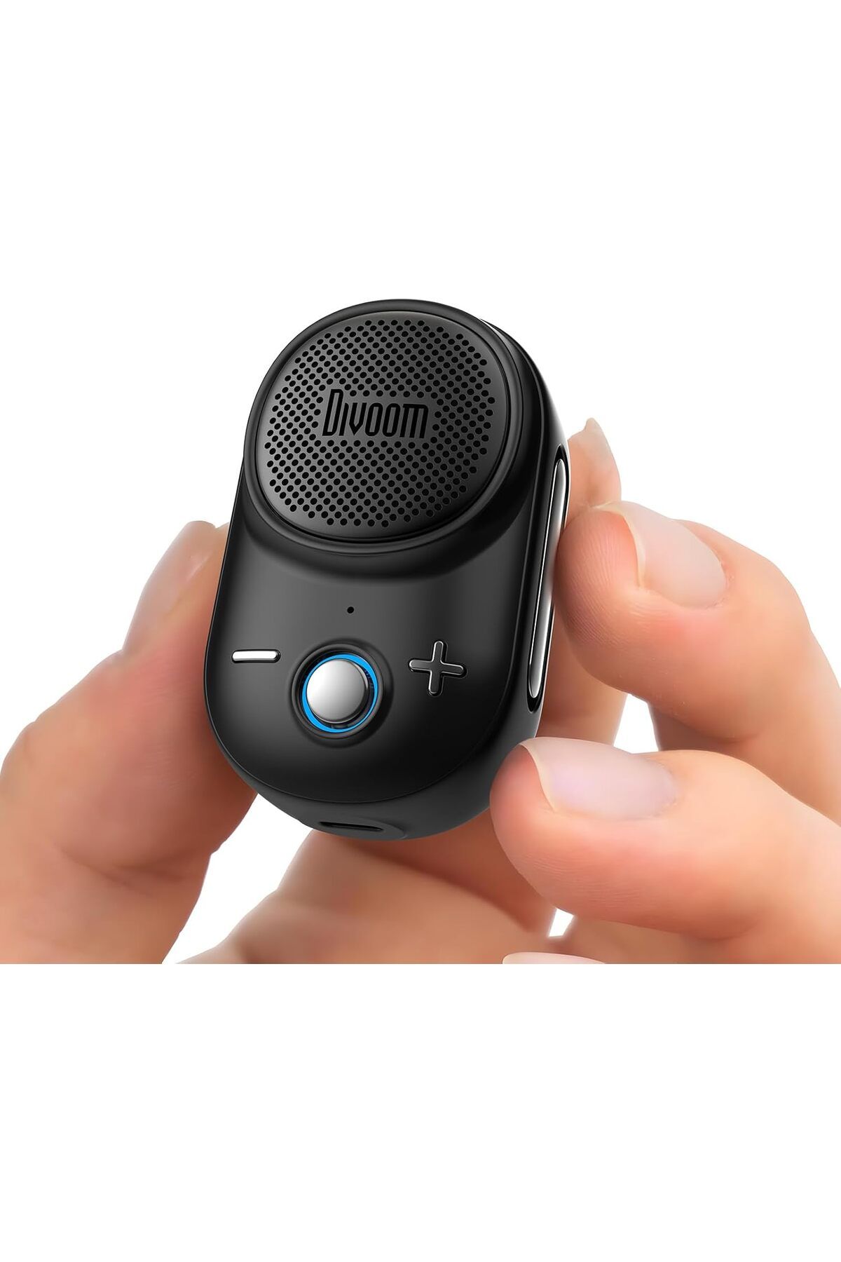 ÇAĞUR Eser Itour-S Taşınabilir Mini Giyilebilir Bluetooth Hoparlör, Büyük Ses ve Punchy Bas, Klipsli