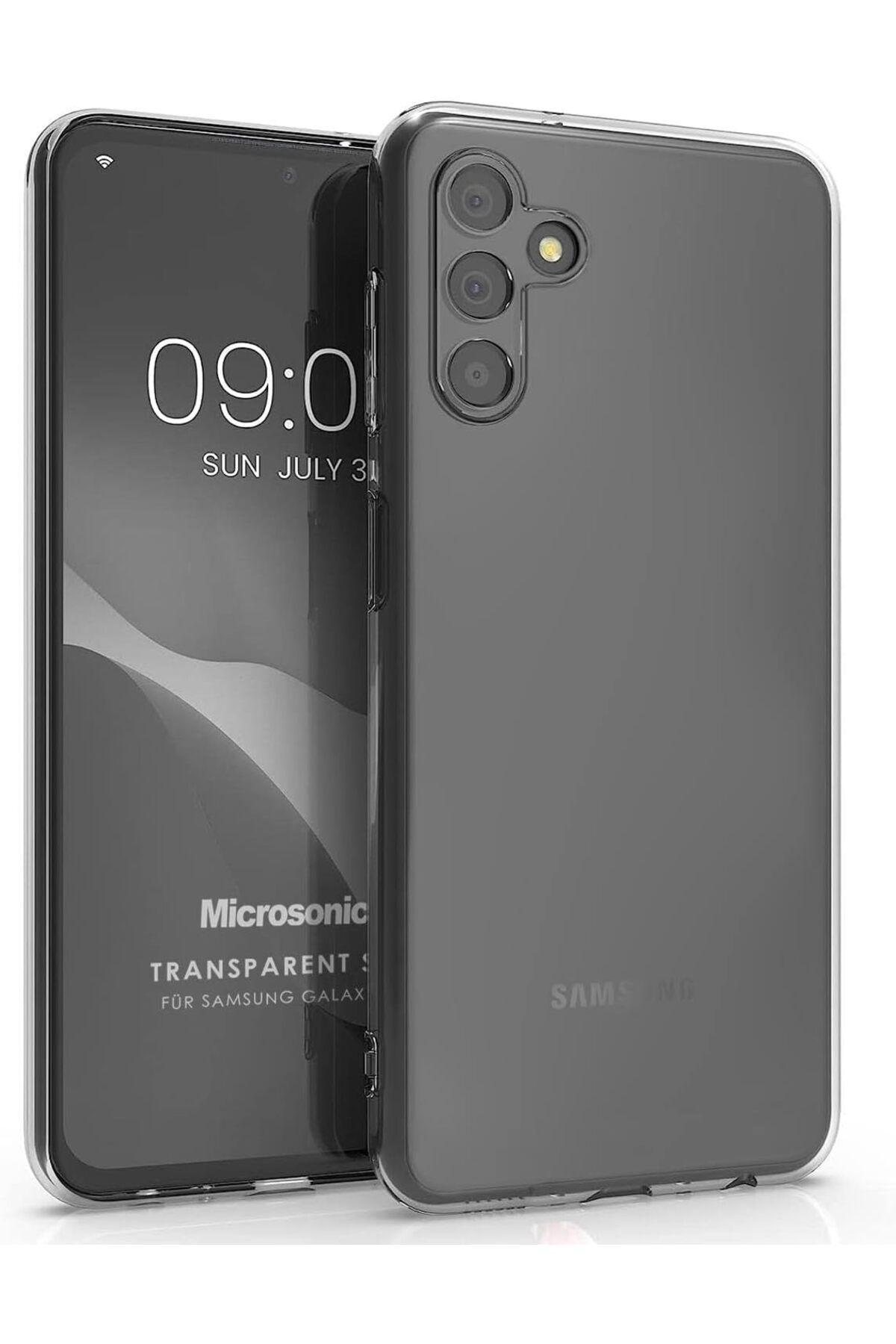 ÇAĞUR Eser Galaxy A24 için Kılıf Transparent Soft Beyaz [Galaxy A24 ile Uyumlu Kılıf - Beyaz] shop 11