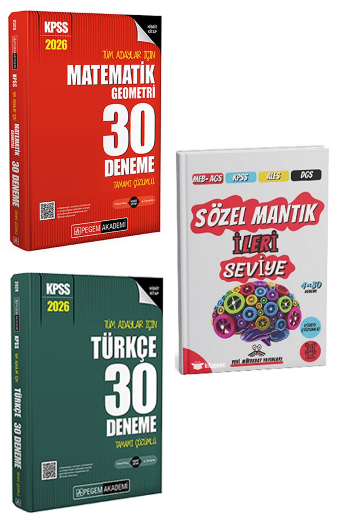 Pegem Akademi Yayıncılık 2026 Pegem Akademi KPSS Genel Yetenek Deneme Seti