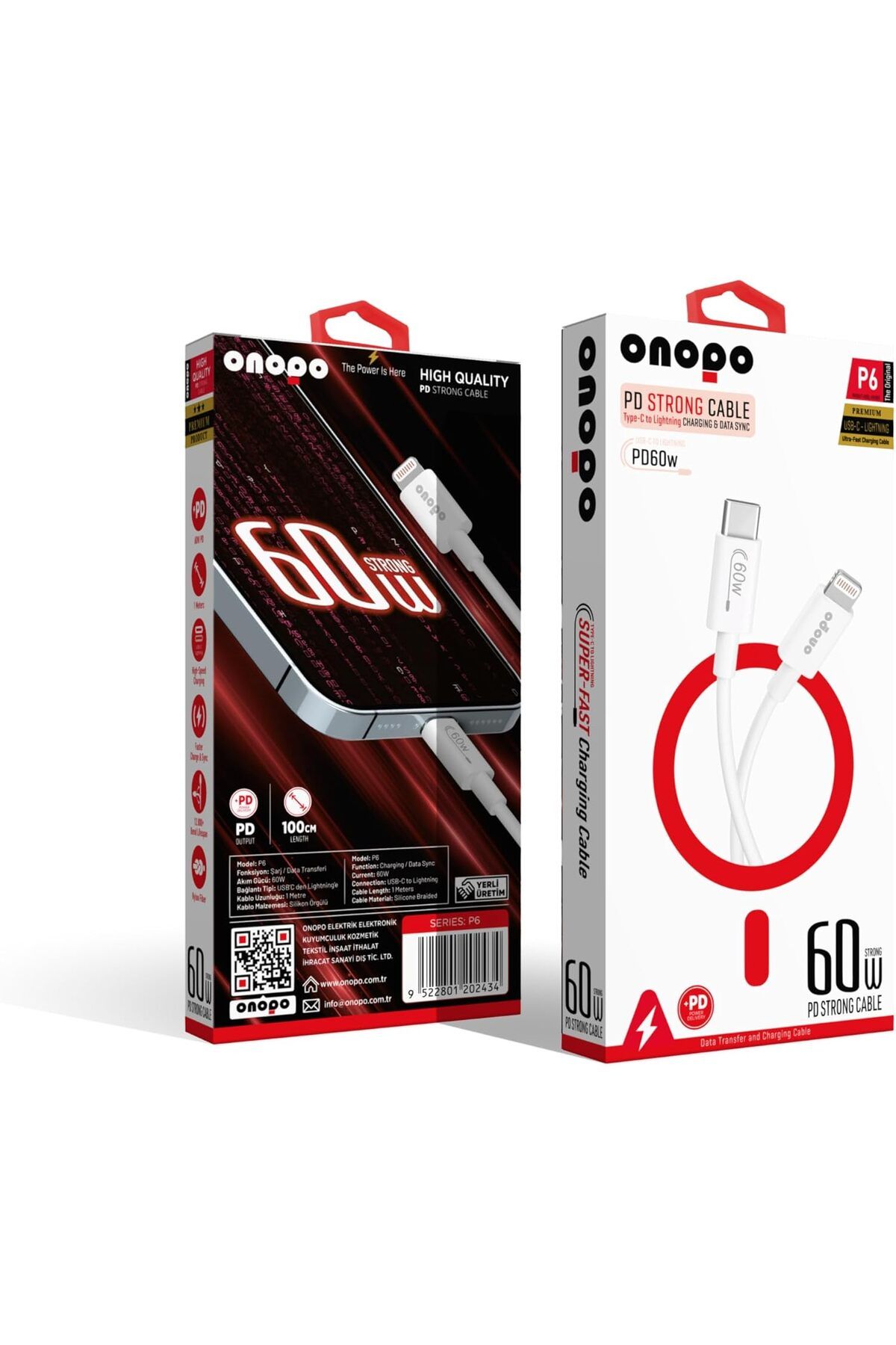 ÇAĞUR Eser Uyumlu Pd 60w Güçlü Kablo Type-c To Lightning Şarj Ve Data Kablo - P6 shop 1117038