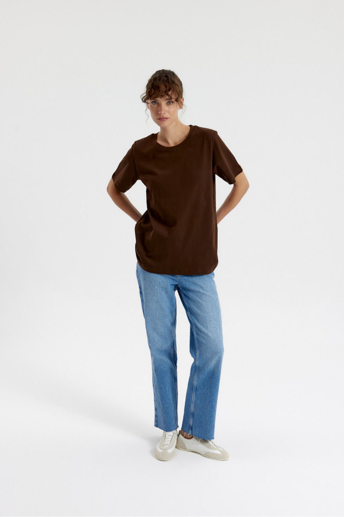 Simple Co. Essential Basic %100 Pamuk T-shirt