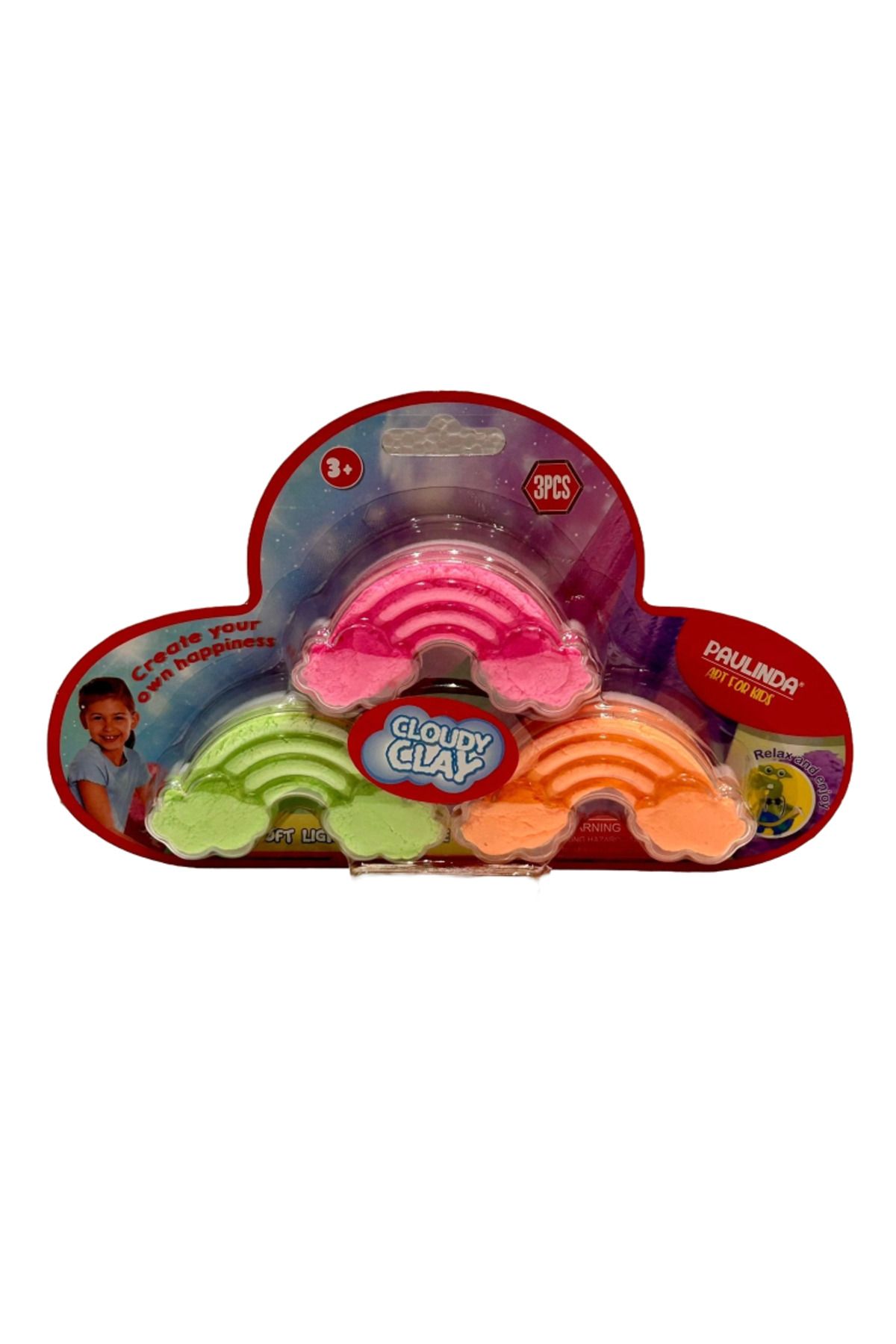 Skygo Paulinda Slime Super Cloudy Clay 3 Parça S00095812