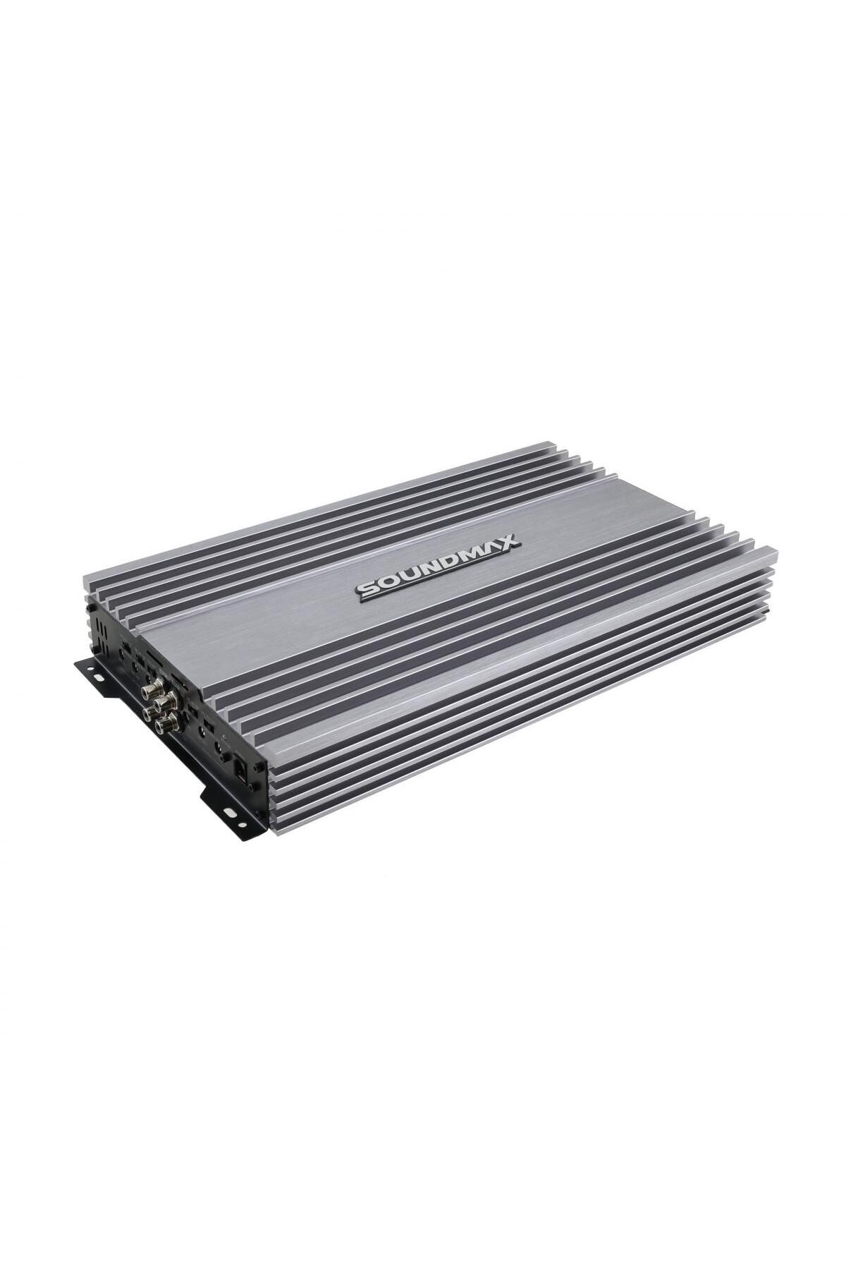 Soundmax SX-4100.4AB OTO AMFİ AB CLASS 4 OHM 4X100 WATT RMS POWER BAS KONTROL APARATLI YENİ KASA