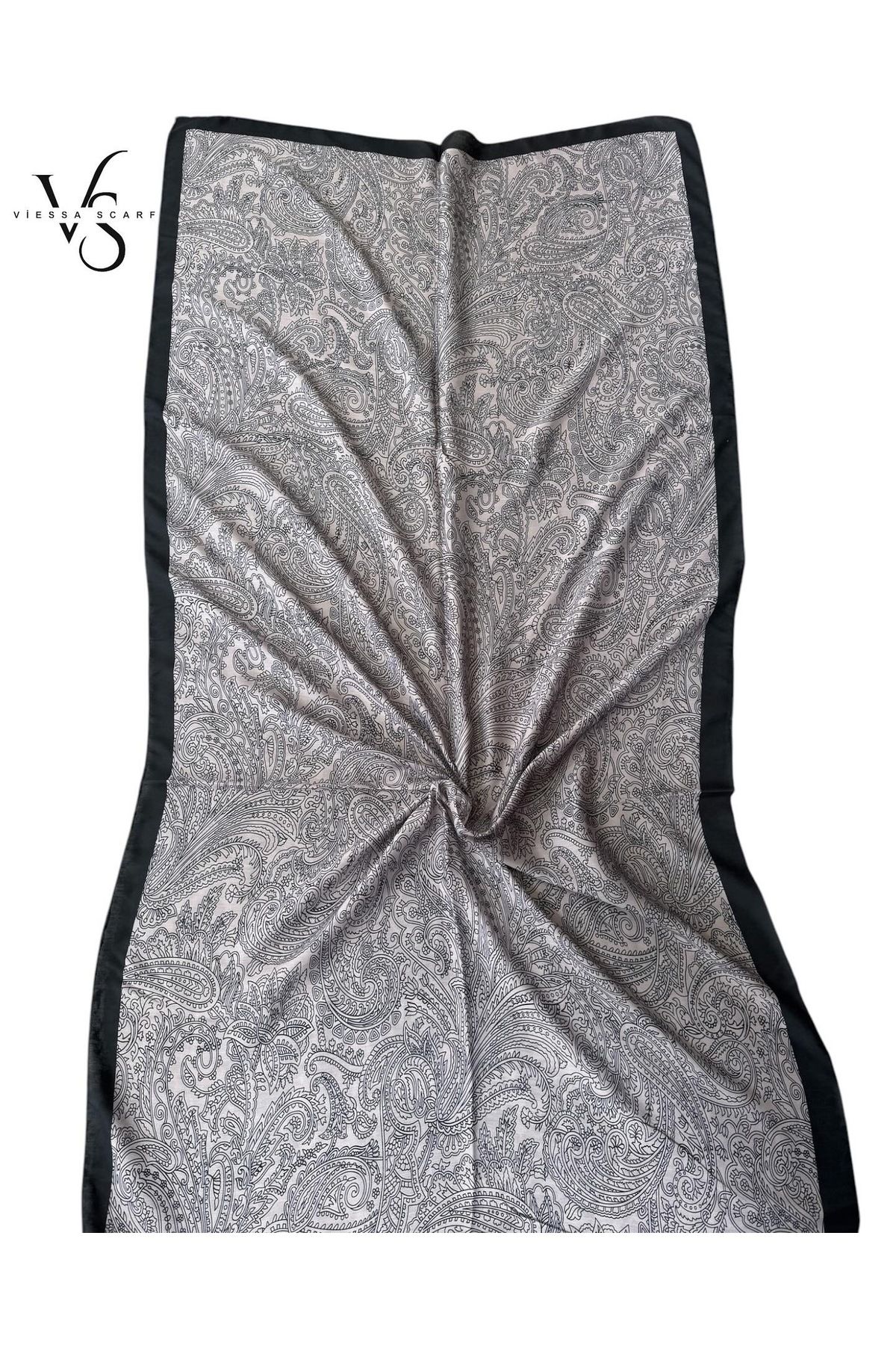 VİESSA SCARF ÇİZİM DESEN ETNİK ŞAL