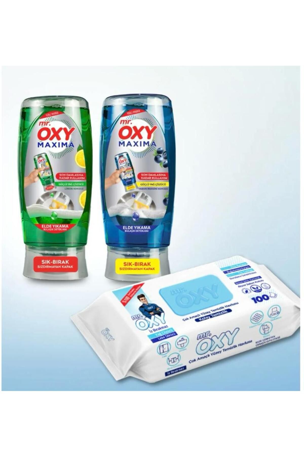 MR.OXY Mr. Oxy Maxima Elde Yıkama Bulaşık Deterjanı Tanışma Seti