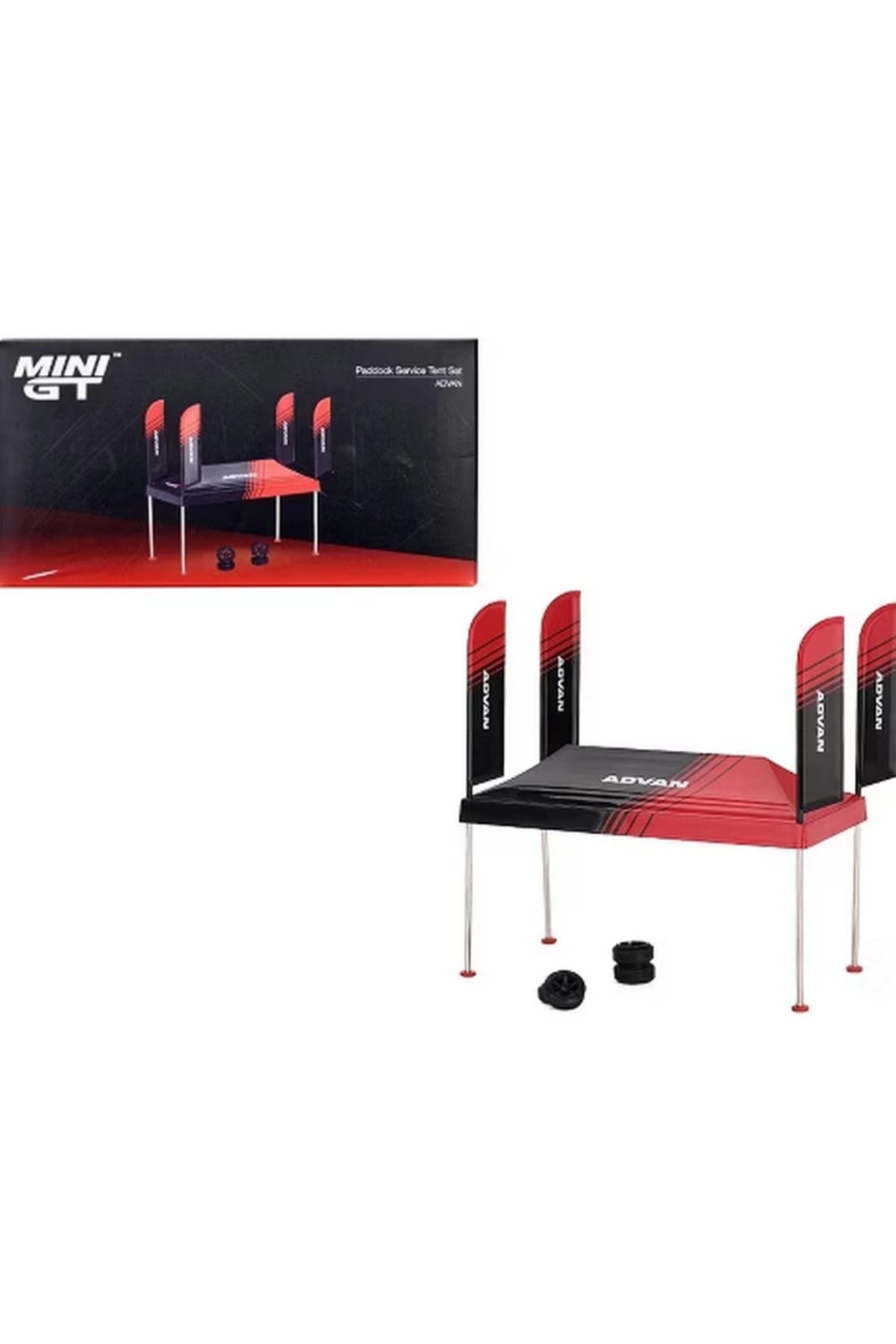 Skygo Mini Gt 1/64 Paddock Service Tent Set ''ADVAN''