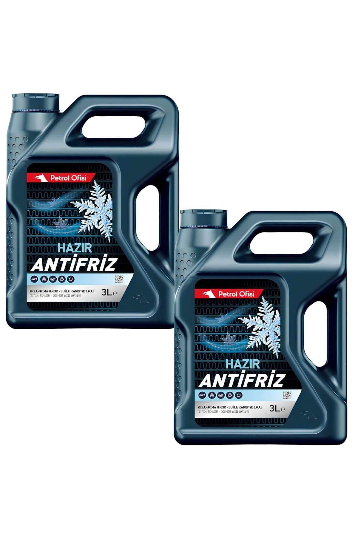 Petrol Ofisi Rtu Hazır Yeşil Antifriz -40°c - 3 litre (2 Adet)