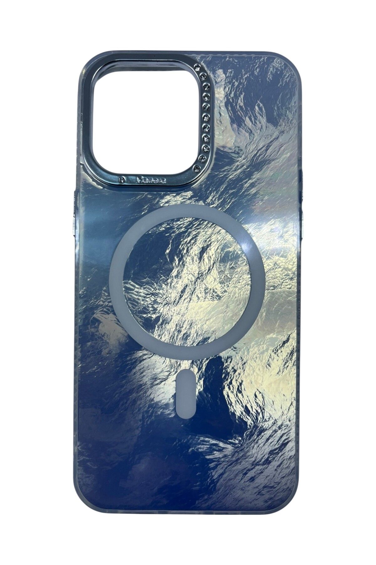 Di Aksesuar iPhone 15 Pro Max Beyaz Marble Kılıf