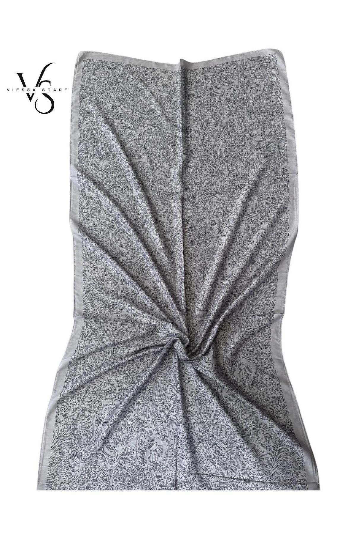 VİESSA SCARF ÇİZİM DESEN ETNİK ŞAL