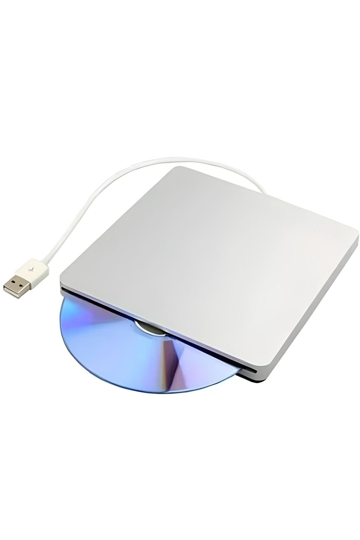 Apple-USB SuperDrive, Compact, Supports CDs & DVDs, USB-A Connector – Silver 3