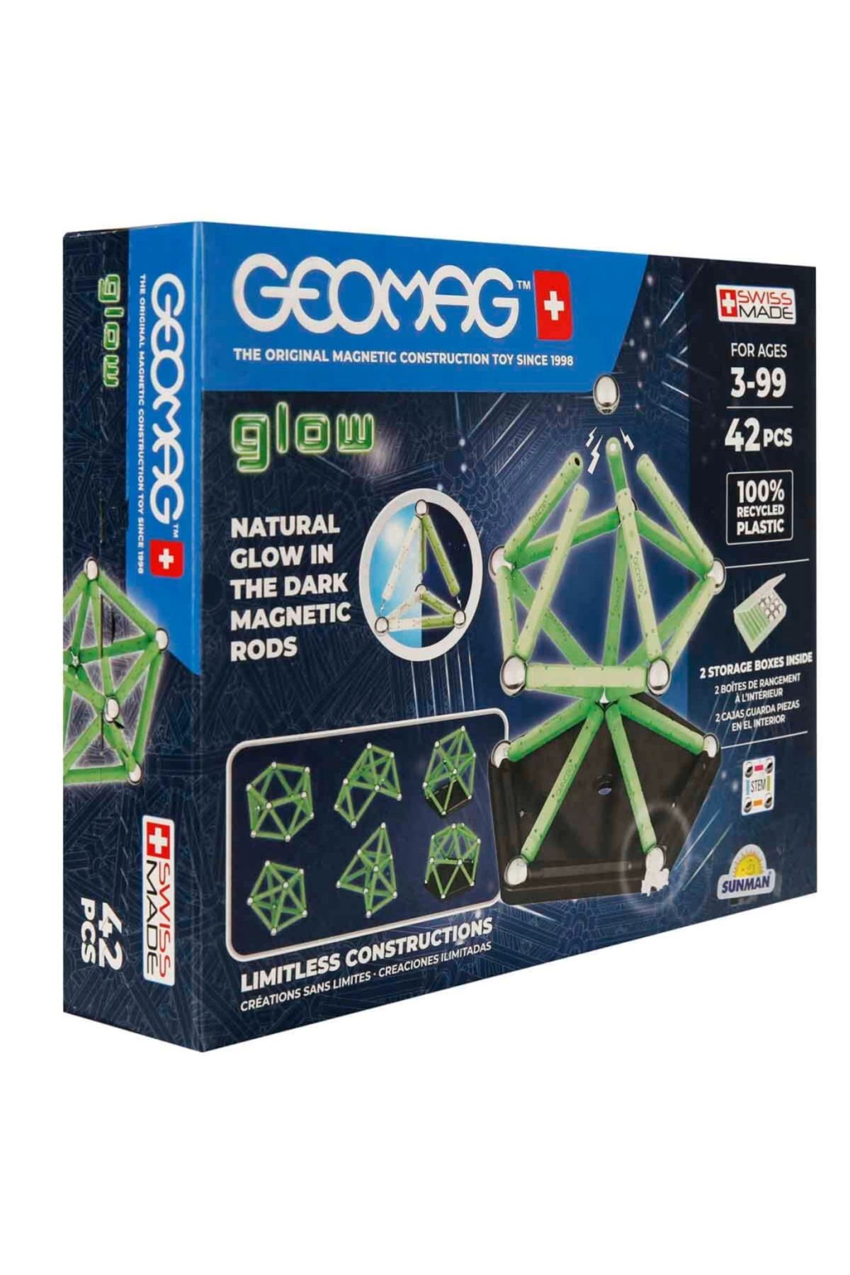 Skygo Geomag Glow Manyetik Zeka Oyunu 42 Parça S02000329