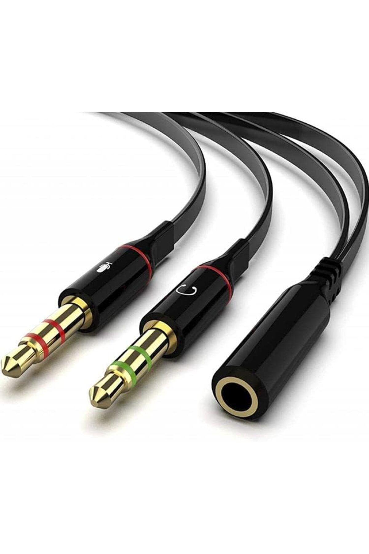 ÇAĞUR Eser Plus PX-8005 Tek Girişli Kulaklığı Bilgisayara Bağlama, Kulaklık ve Mikrofon Ayırıcı,