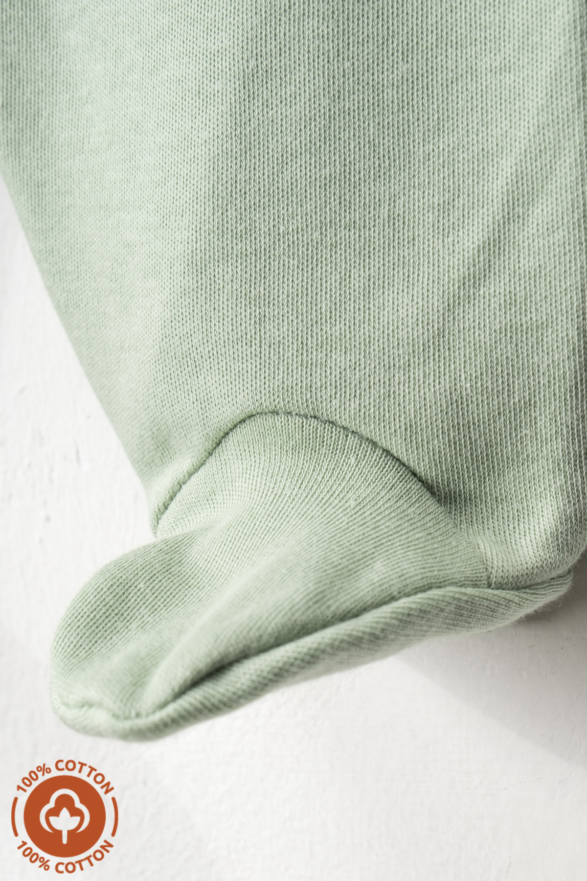 Miniel Unisex Bebek Penye Organik Pamuklu 0-6 Ay Patikli Bebek Tek Alt 4'lü Set fotoğrafı 4 (önizleme)