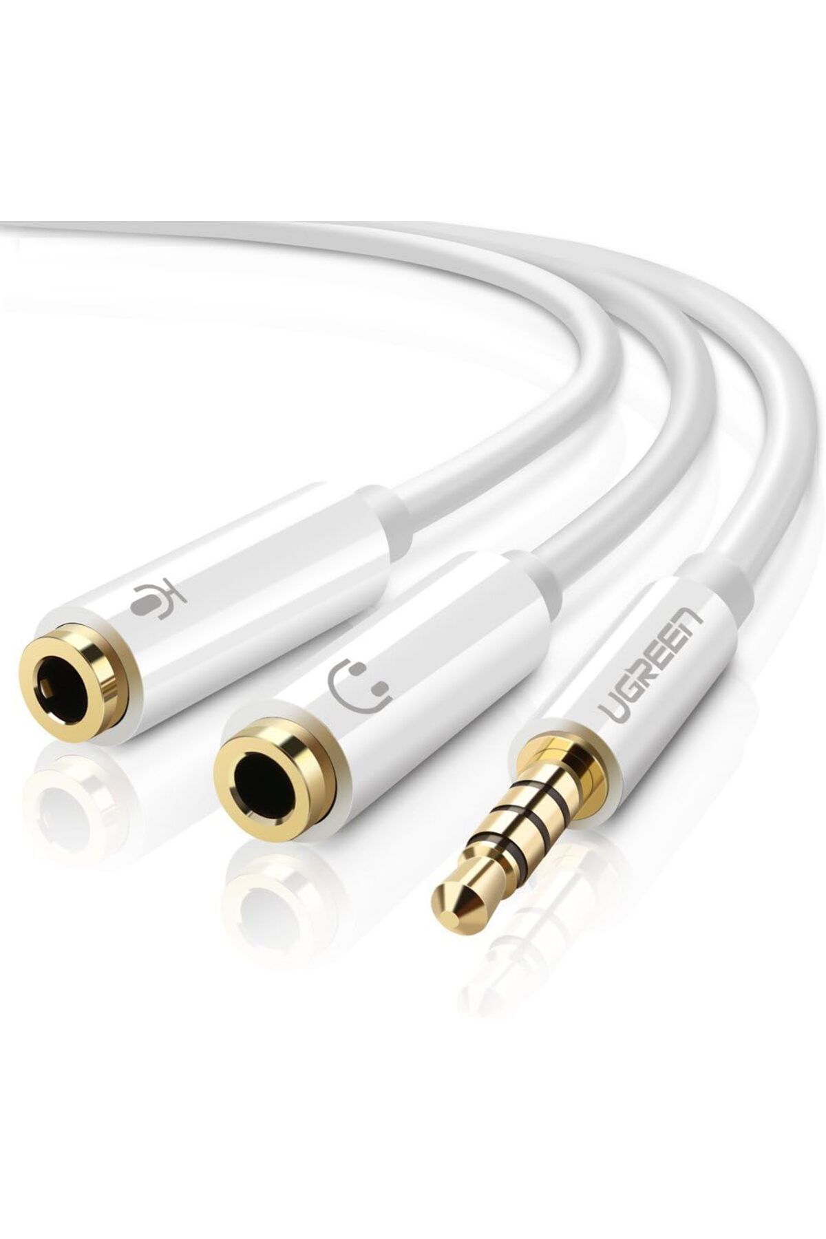 ÇAĞUR Eser Mikrofon ve Kulaklık Ayırıcı 3.5 mm Y Kablo Beyaz shop 1117038