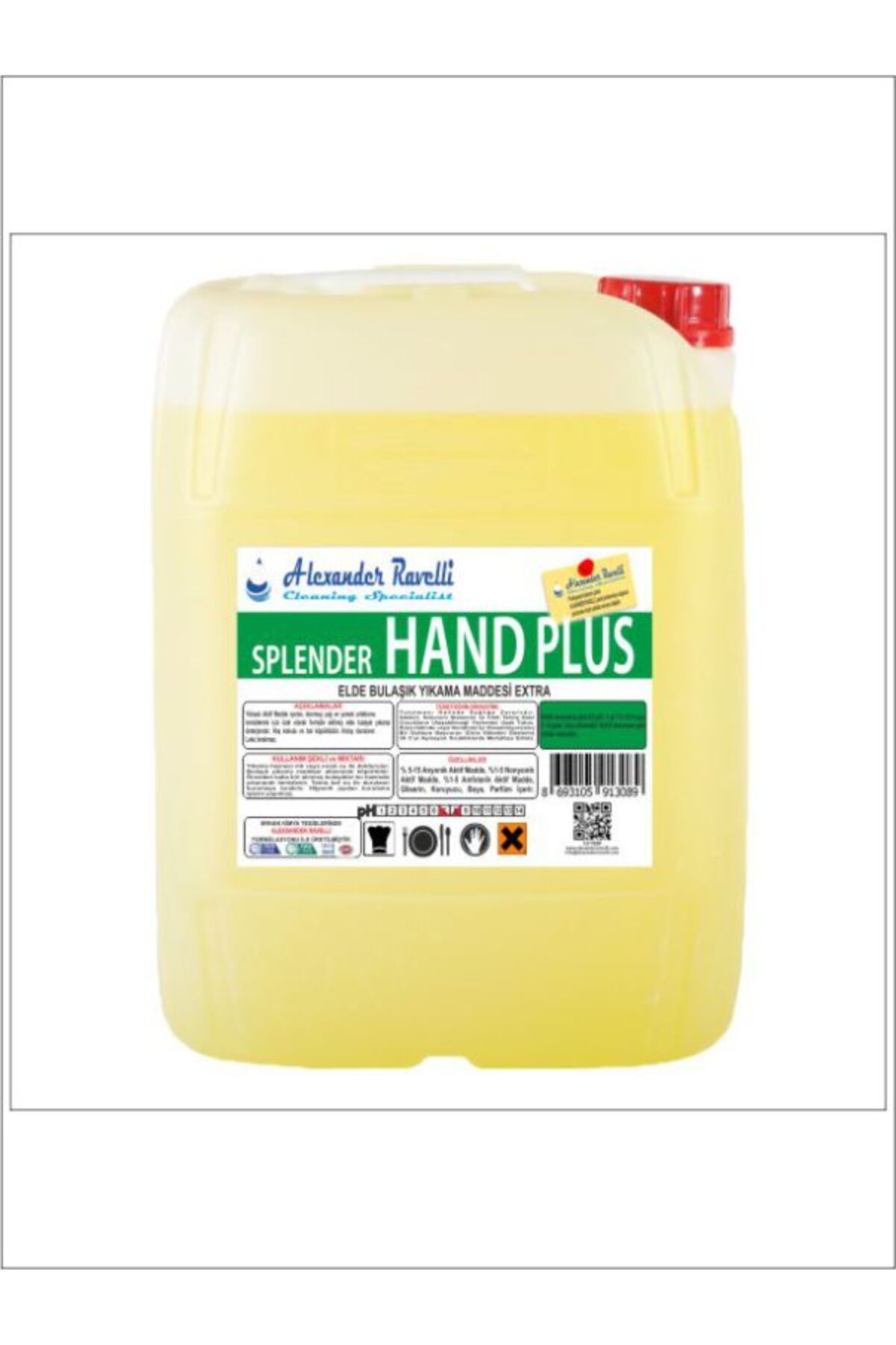 alexander ravelli Splender Hand Plus Elde Bulaşık Yıkama Sıvısı