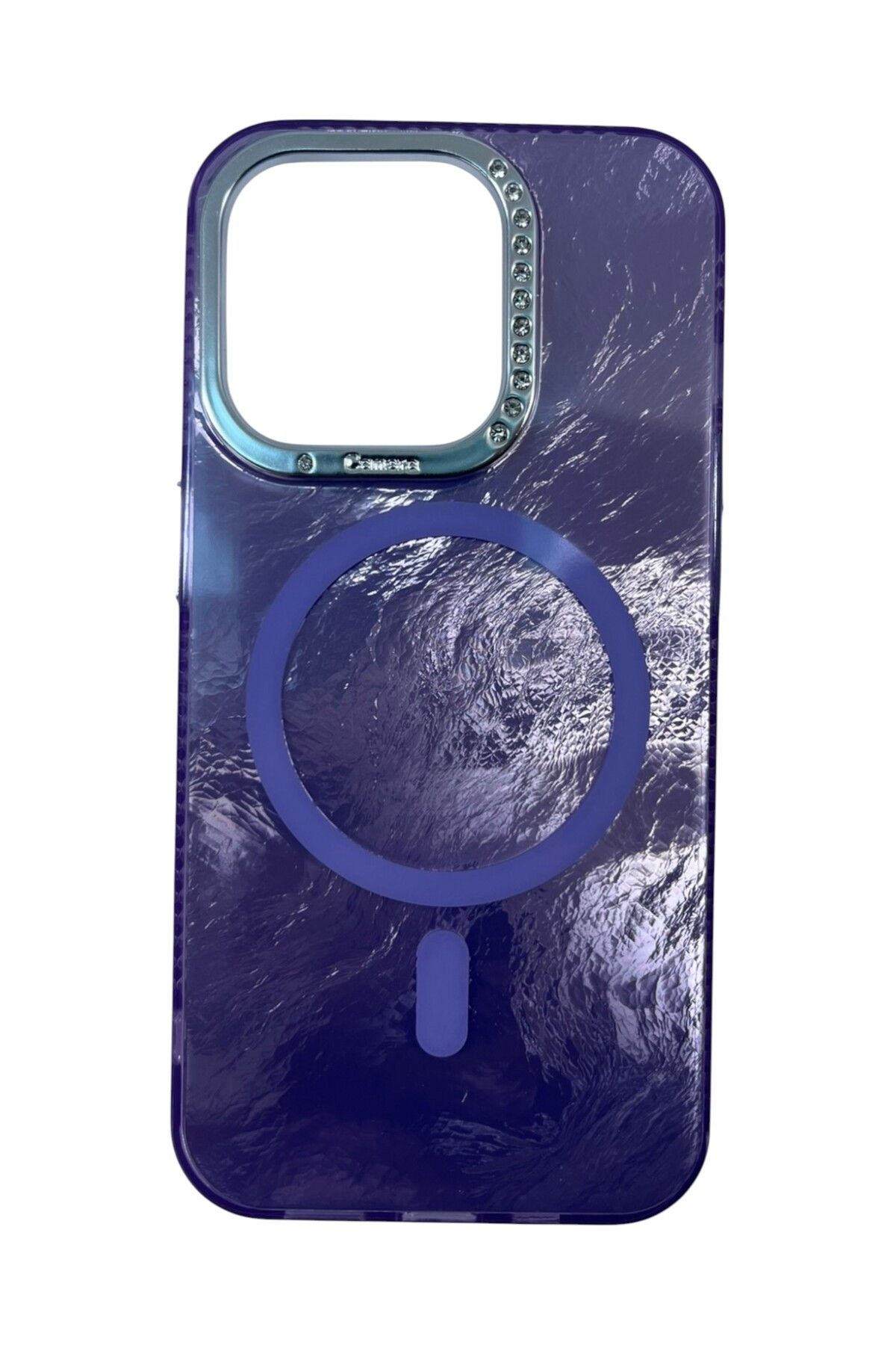 Di Aksesuar iPhone 15 Pro Mor Marble Kılıf