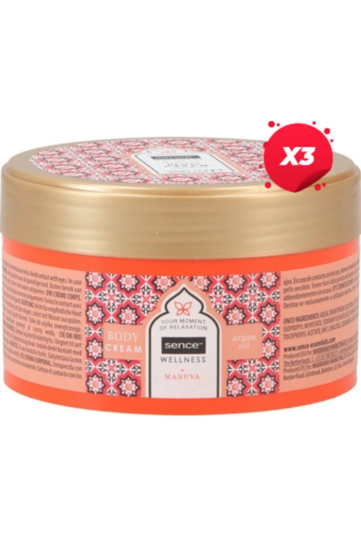 SENCE X3-sence Crema Corp 200ml Manuva - Mărime unică