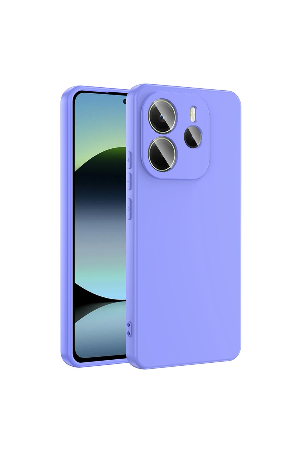 Teleplus Xiaomi Redmi Note 14 4g Kılıf İçi Kadife Mara Lansman Silikon