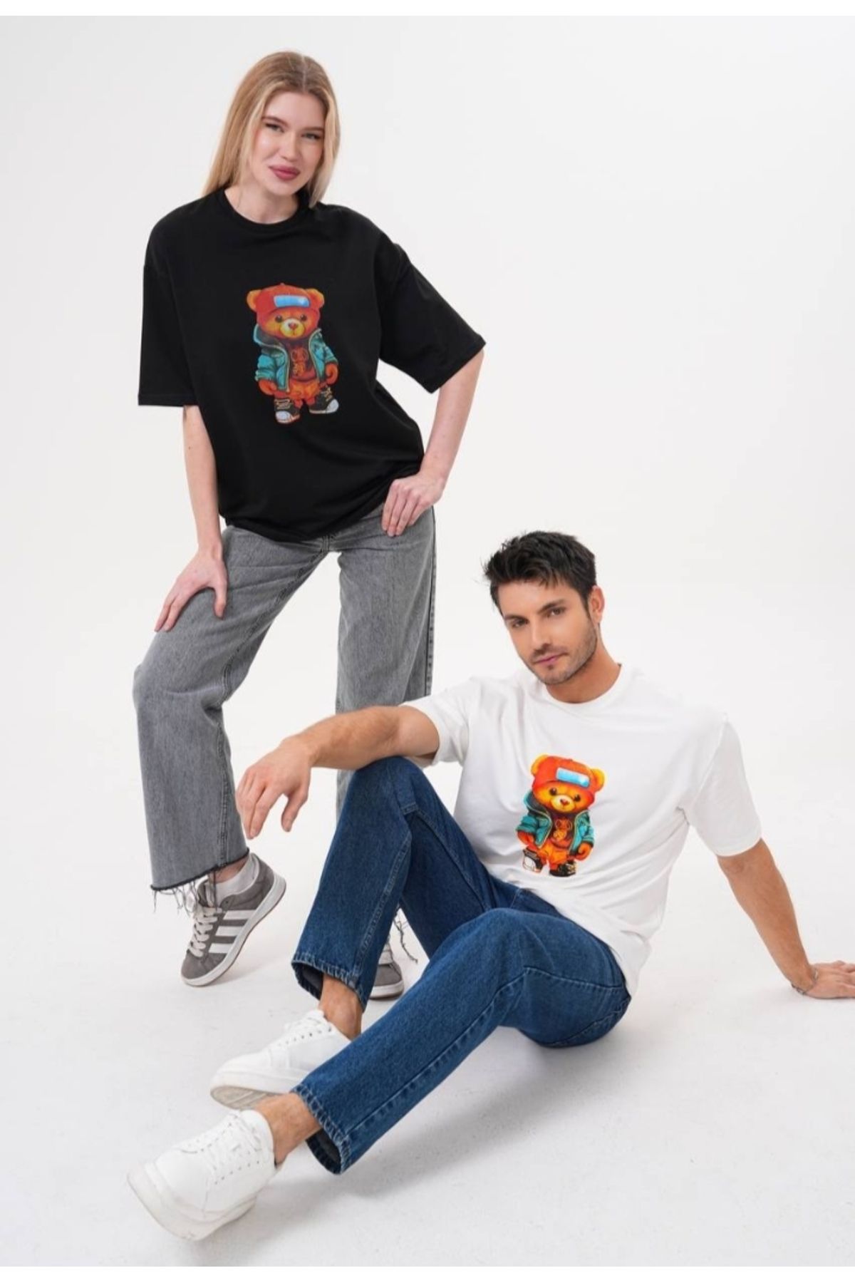 sümel butik Unisex Oversize geniş kalıp T-shirt