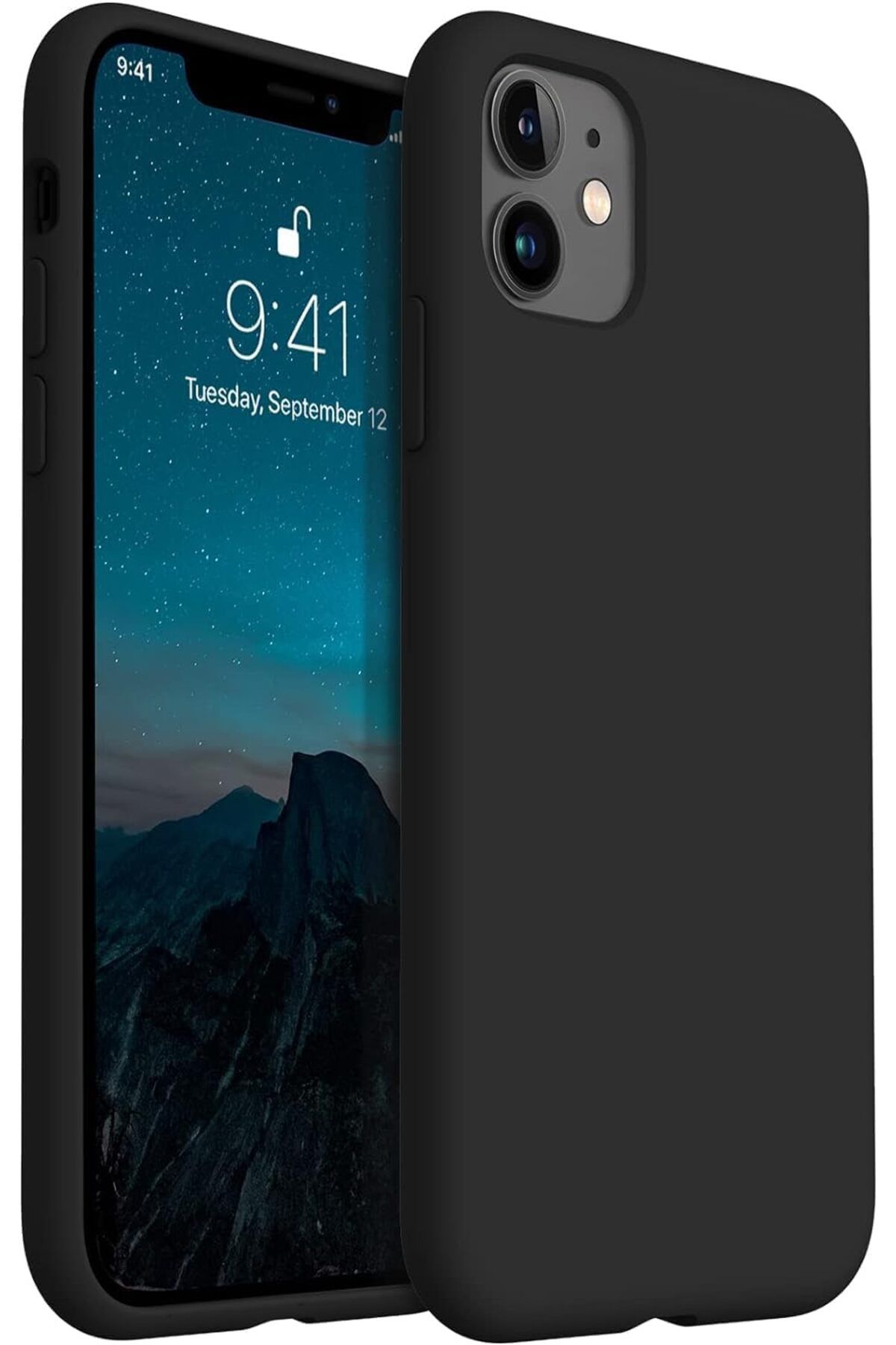 STOREMAX EMN iphone 11 Kılıf 6.1’ Içi Kadife Lansman Silikon Kılıf Şok Emici Full Kasa Koruma Sağla