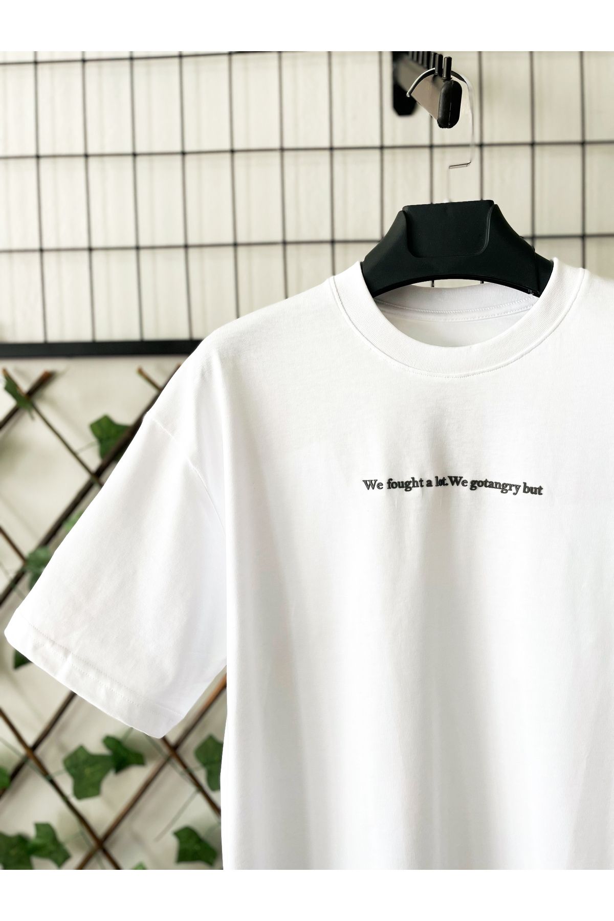 Nirvana Fashion Unisex Oversize Beyaz Kısa Kollu T-shirt